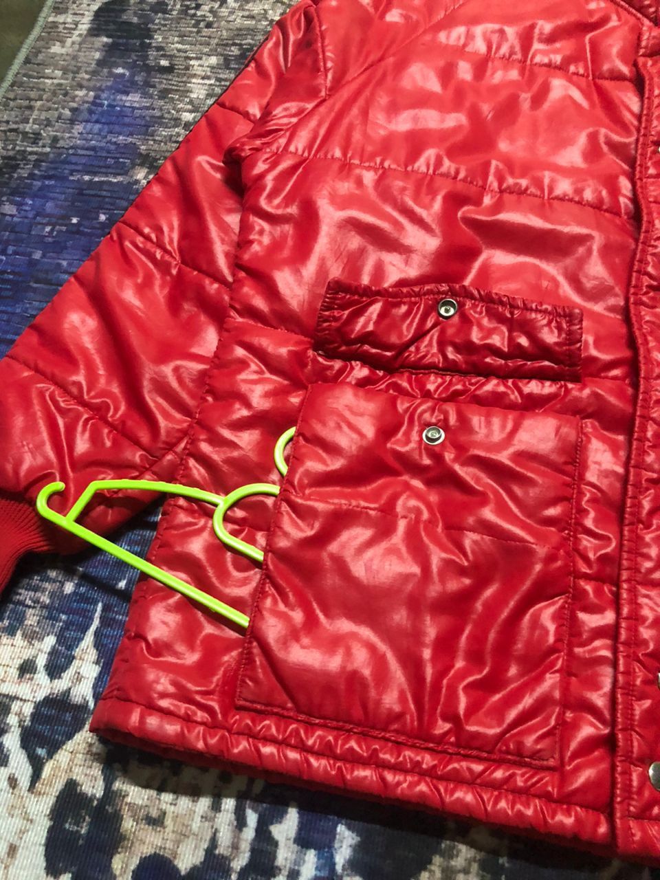 Swingster Vintage 70s/80s Motorsports Swingster Puffer Coat Jacket (L) Size US L / EU 52-54 / 3 - 4 Thumbnail