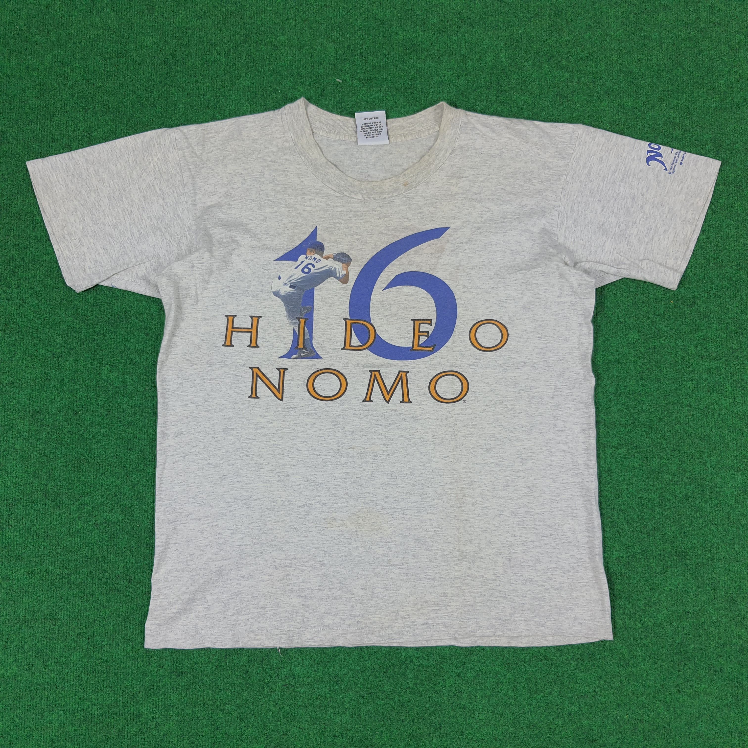 MLB × Vintage Vintage MLB 90s L.A Dodgers Hideo Nomo Pro Player Tshirt Size US L / EU 52-54 / 3 - 1 Thumbnail