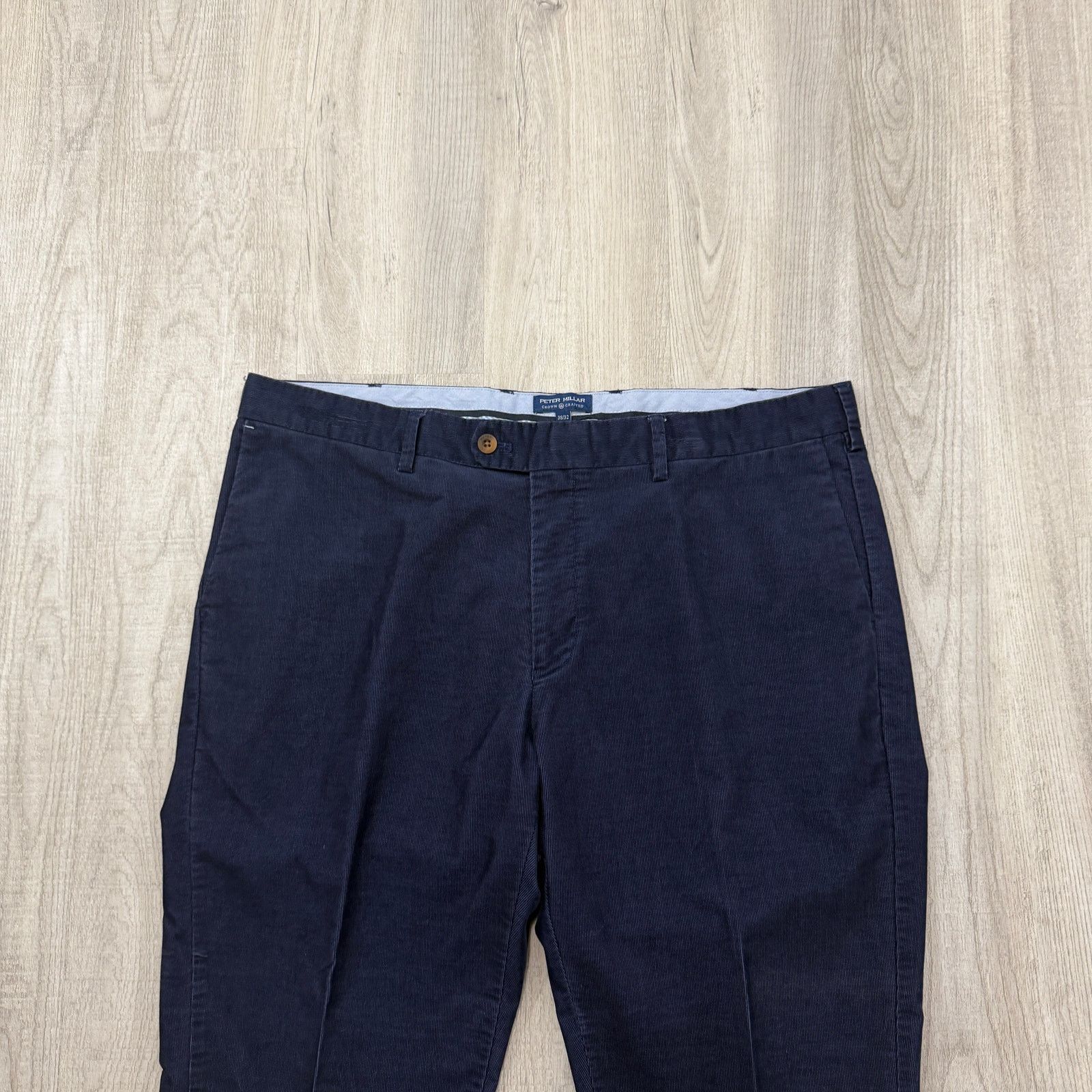 Peter Millar Peter Millar Crown Crafted Corduroy Pants Men's 38x32 Blue Size US 38 / EU 54 - 2 Thumbnail