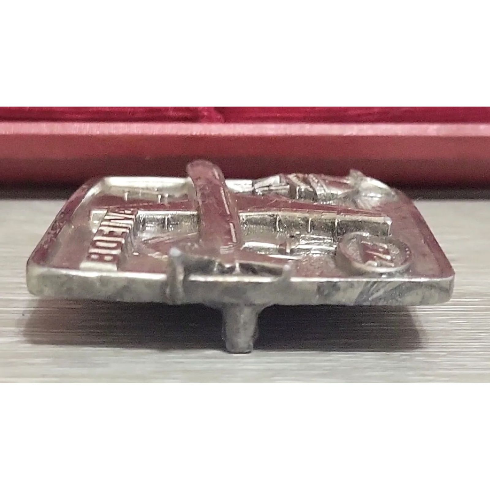 Vintage Vintage Siskiyou Boeing 757 Hydrofoil Pewter Belt Buckle 1982 Size ONE SIZE - 4 Thumbnail