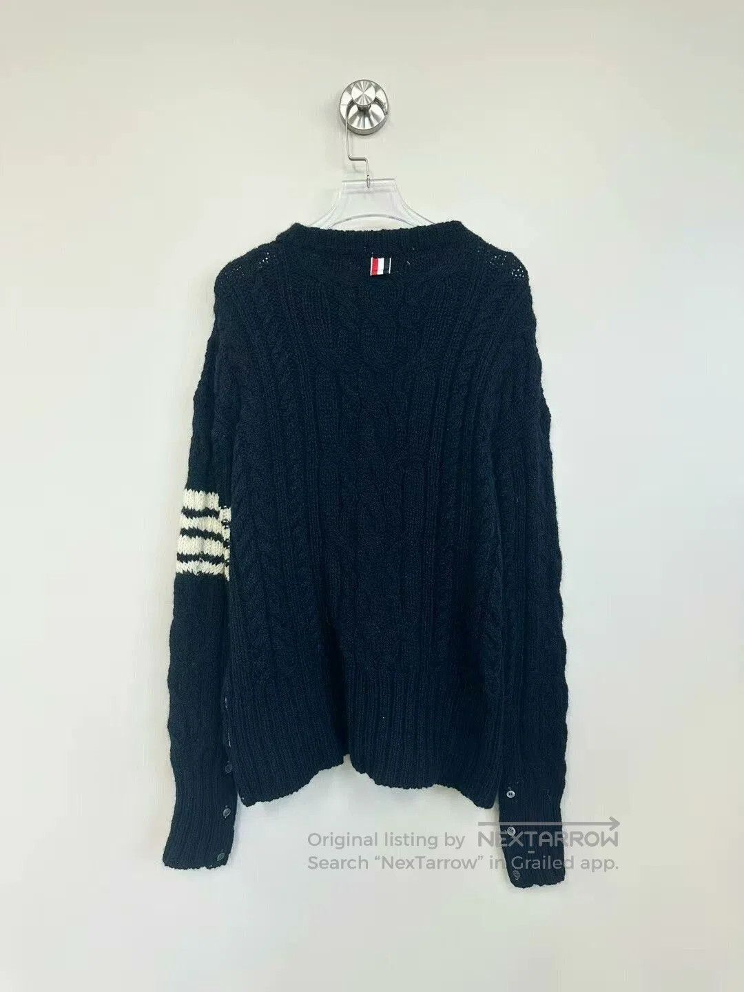 Thom Browne classic thom browne navy knit sweater. Size US S / EU 44-46 / 1 - 2 Thumbnail