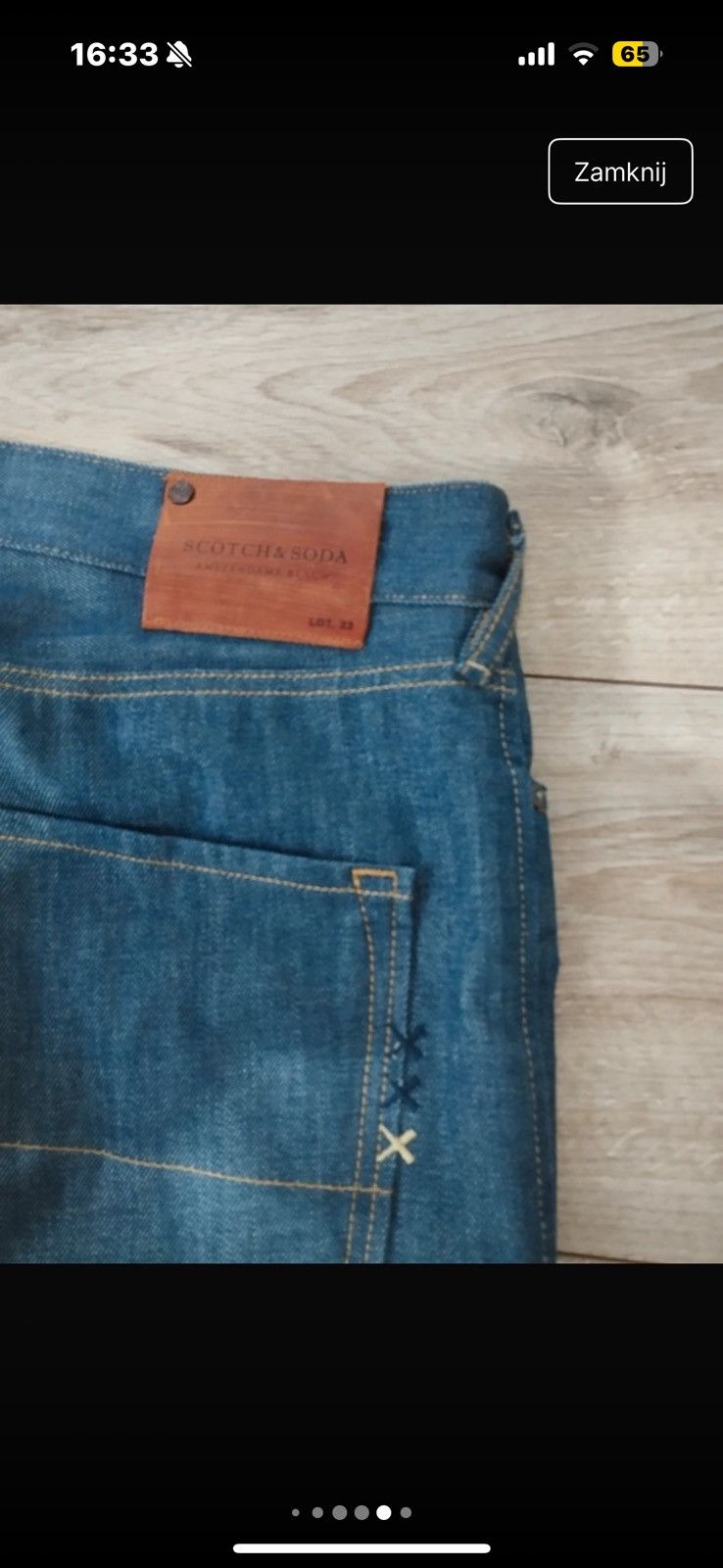 Scotch & Soda Scotch & Soda Lot 22 Dean Jeans Relaxed raw selvedge italy Size US 31 - 9 Thumbnail