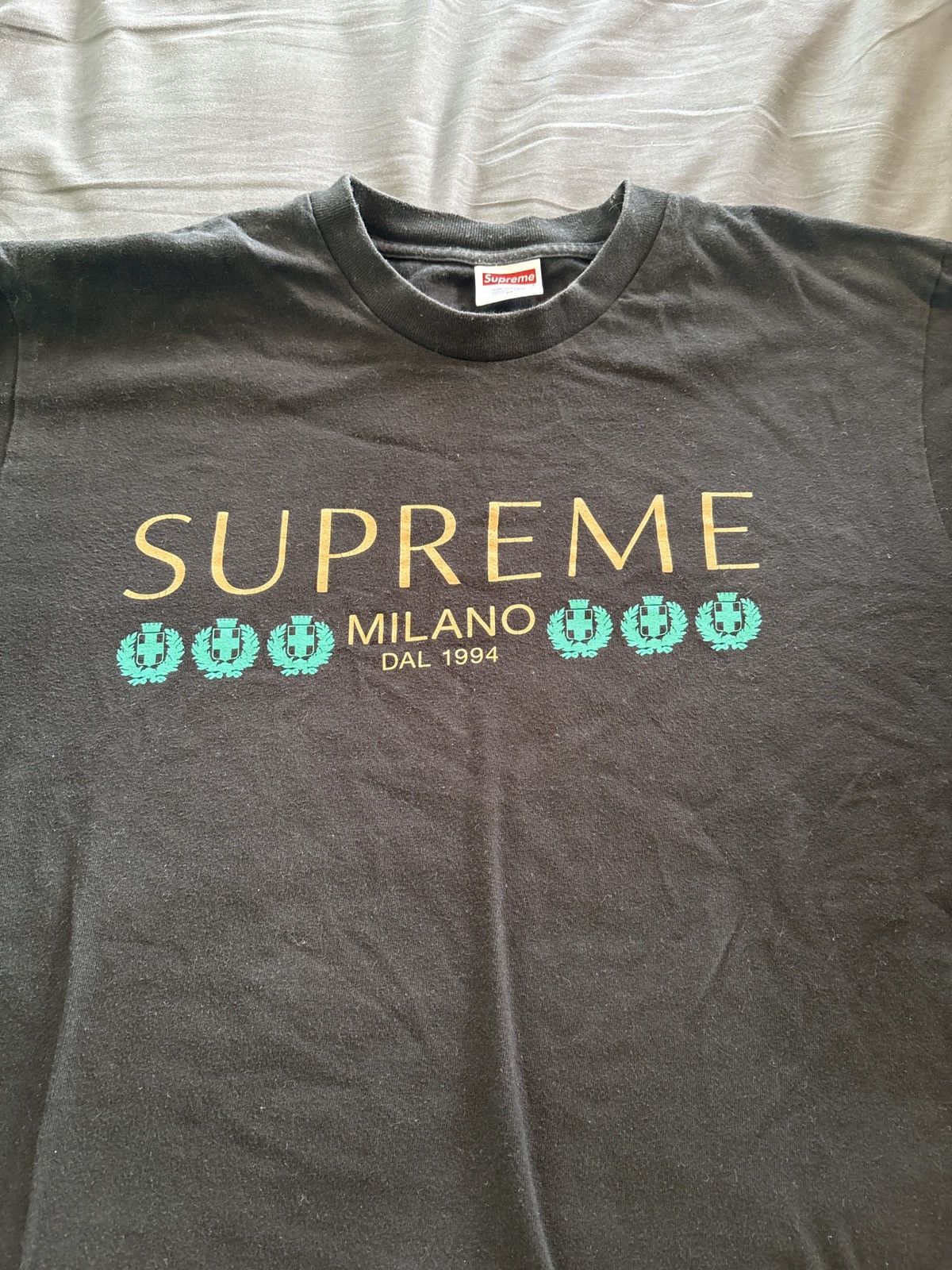Supreme Supreme Milan “milano” Tee In Black / Medium Size US M / EU 48-50 / 2 - 1 Thumbnail