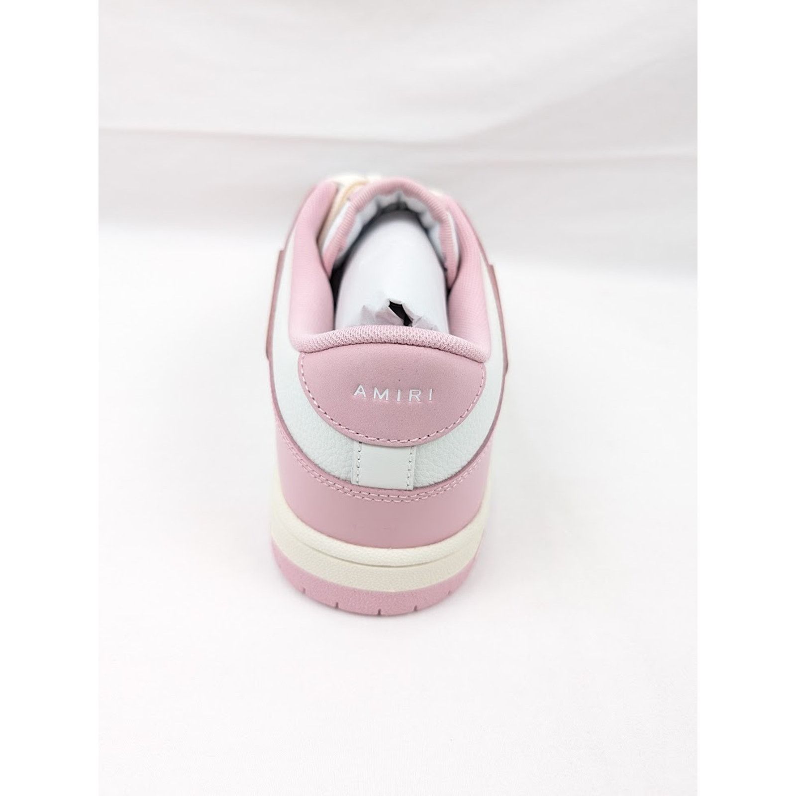 Amiri o1rshd1 Skelton Low-Top Sneakers in Rose Pink/White Size US 13 / EU 46 - 13 Thumbnail