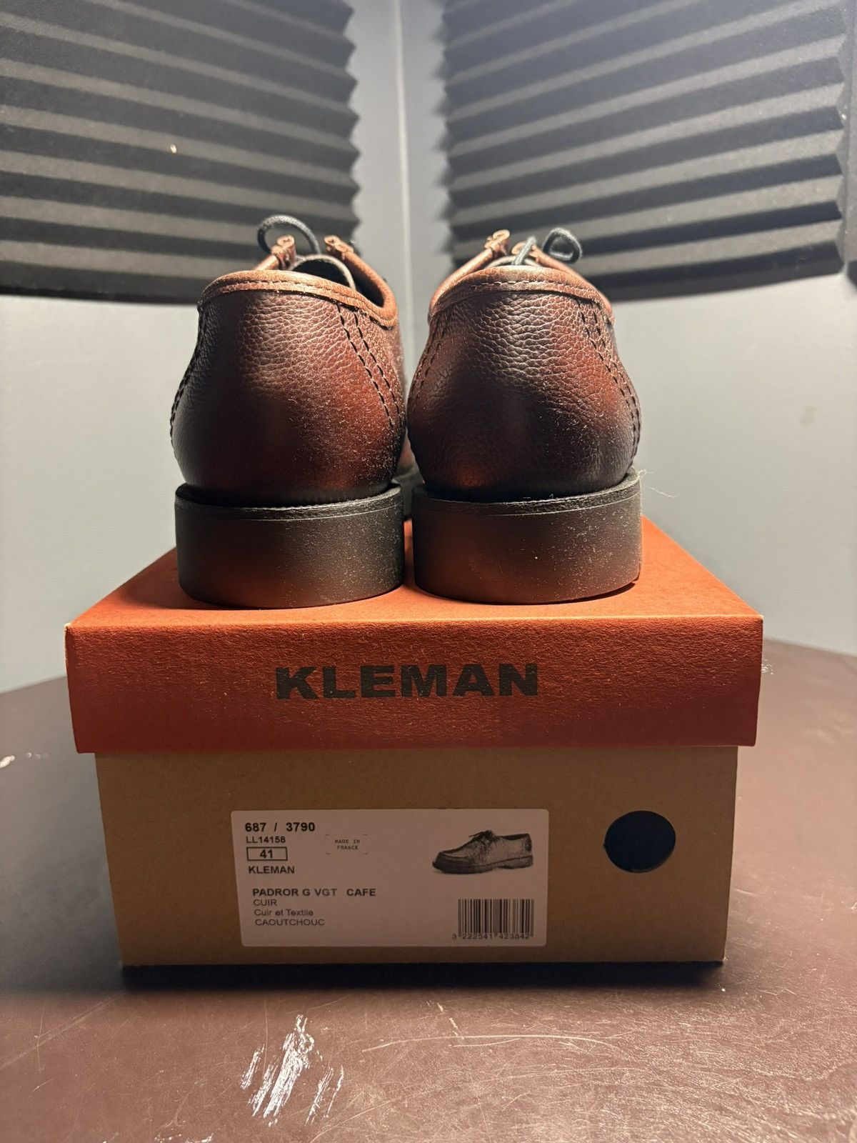 Kleman Kleman Padror - Burgandy Size US 8.5 / EU 41-42 - 2 Thumbnail
