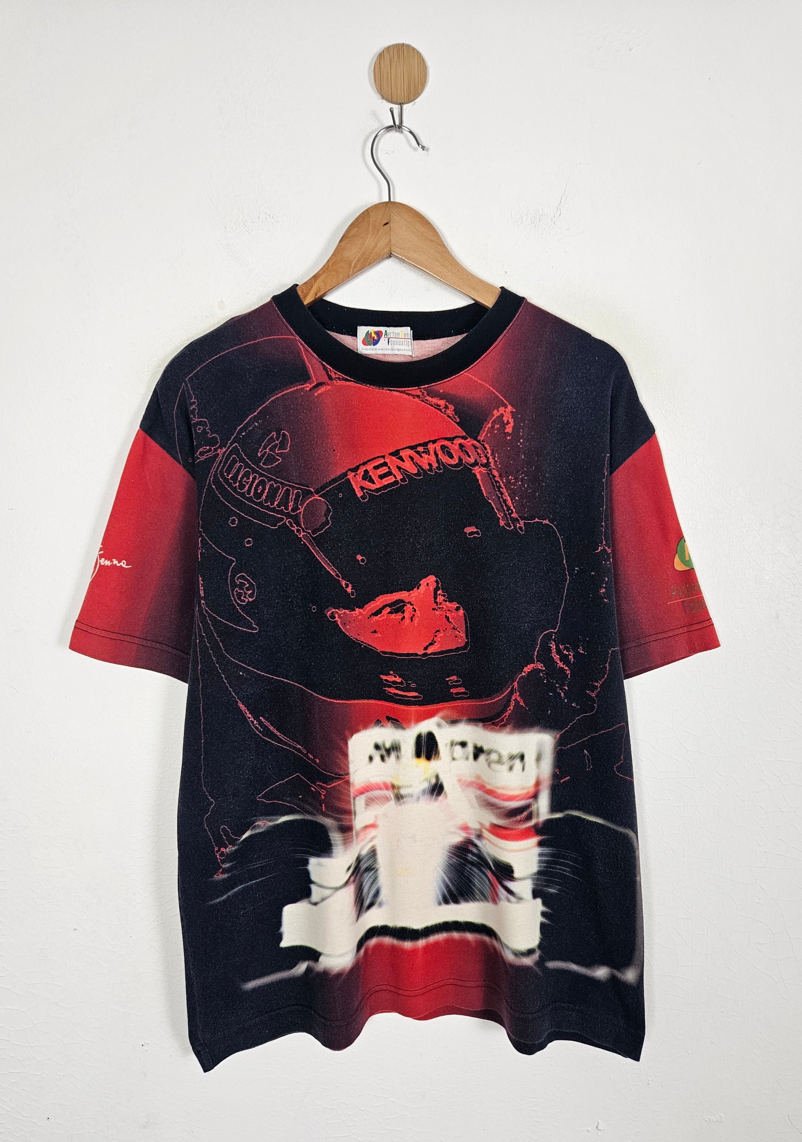 Formula 1 × Vintage Vintage Ayrton Senna All Over Print F1 Grand Prix McLaren Size US L / EU 52-54 / 3 - 1 Thumbnail