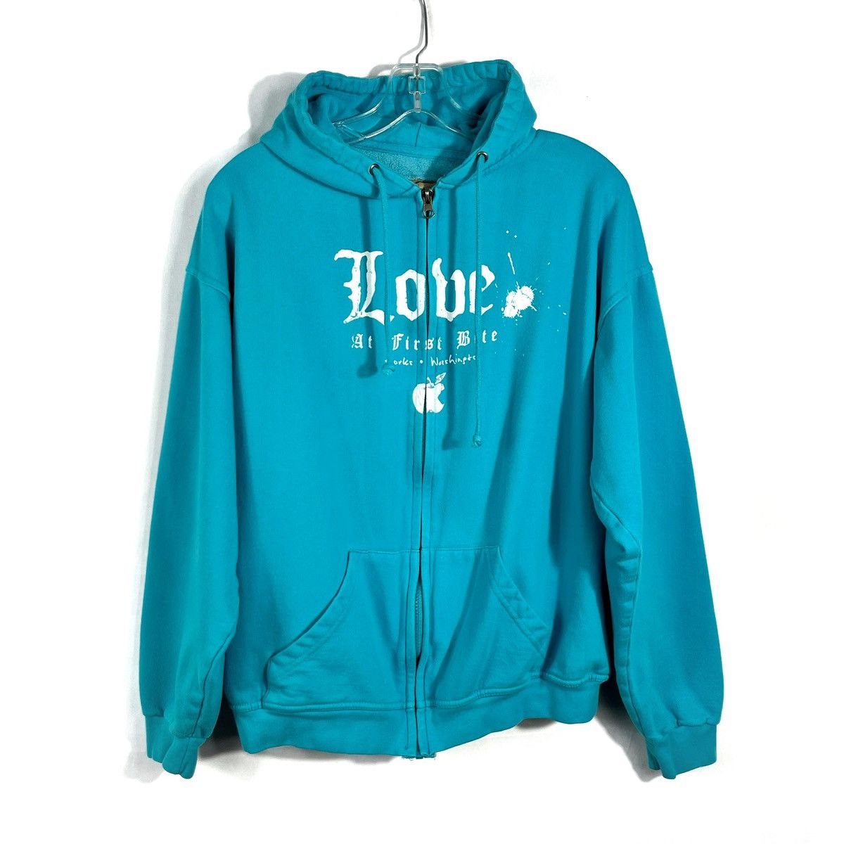 Vintage Love At First Bite Forks WA Twilight Saga Zip Hoodie Size US L / EU 52-54 / 3 - 1 Thumbnail