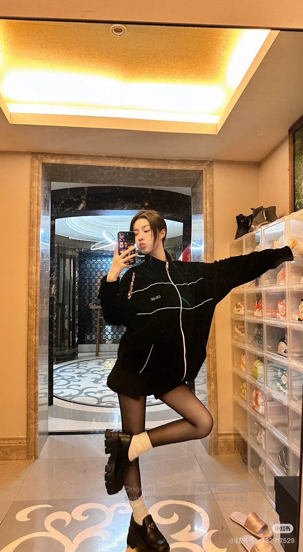 Celine CELINE Velvet Logo Jacket| Size US M / EU 48-50 / 2 - 5 Thumbnail