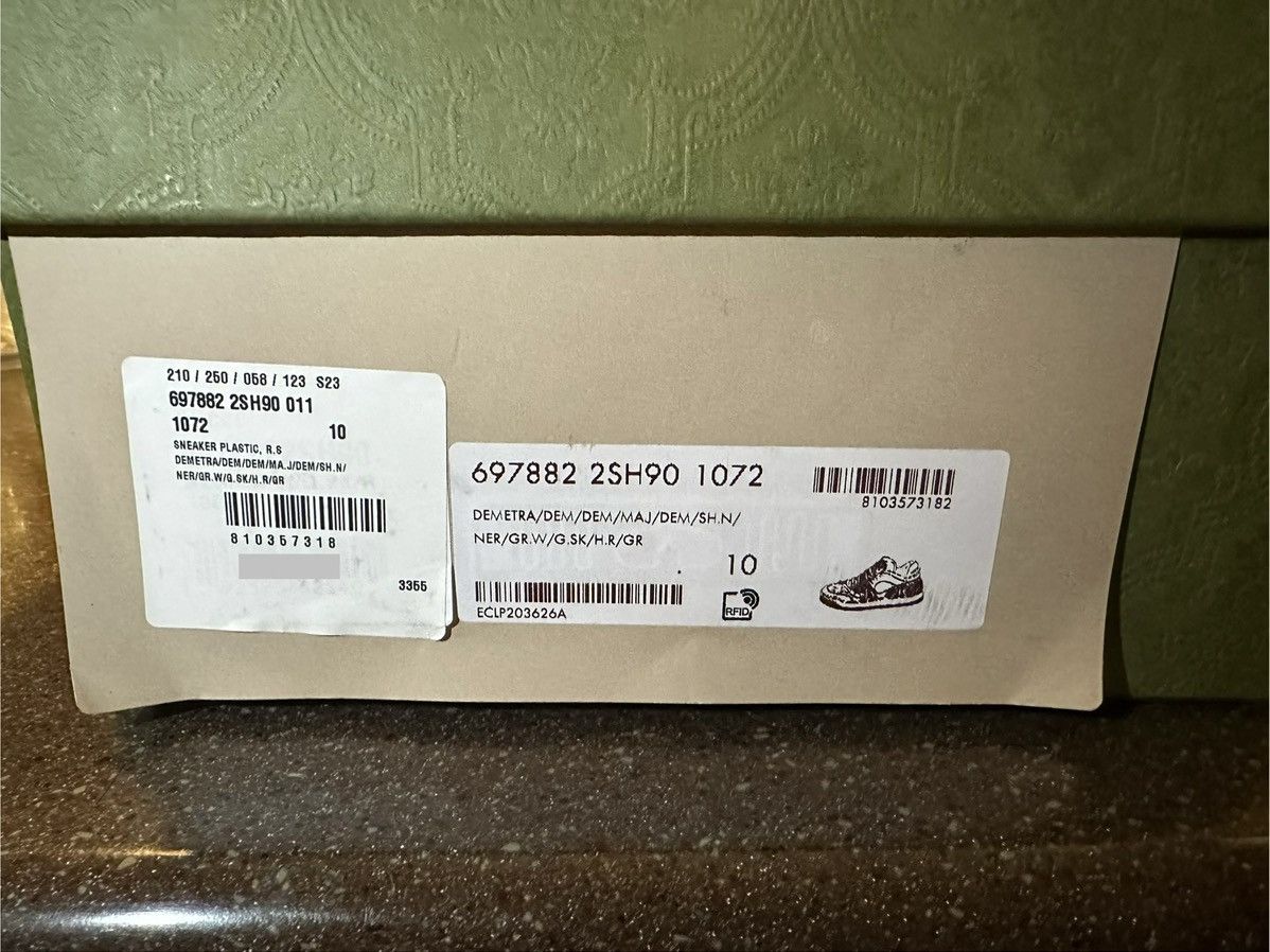 Gucci Gucci Basket Low Black Demetra Size US 10 / EU 43 - 17 Thumbnail