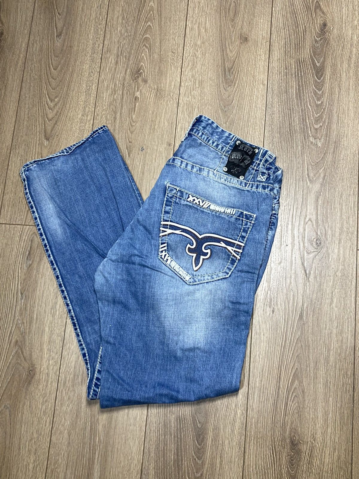 Rock Revival Rock Revival i6w9 Vintage Denim Pants Size US 38 / EU 54 - 4 Thumbnail
