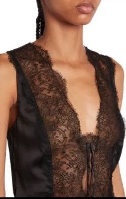 Tom Ford o1loc1c0724 TS1861 Top in Black Size XXS / US 00 / IT 34 - 3 Thumbnail