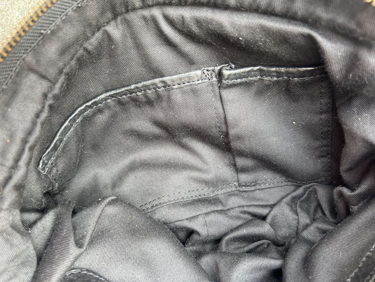 Creed × Japanese Brand Creed Japan Black Patina Leather Sling Bag Size ONE SIZE - 24 Thumbnail