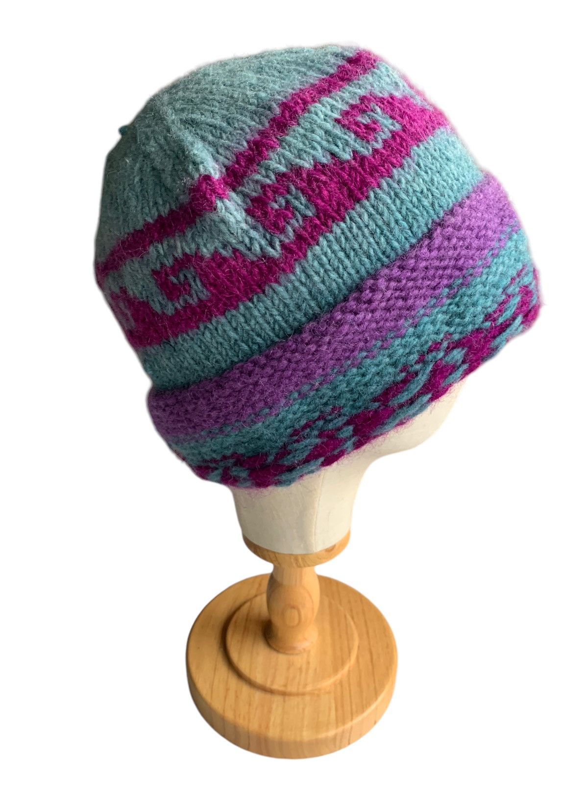 Japanese Brand × Kapital × Vintage Knitted Crochet Wool Winter Sessions Rare Desgn Big Hats Size ONE SIZE - 1 Thumbnail