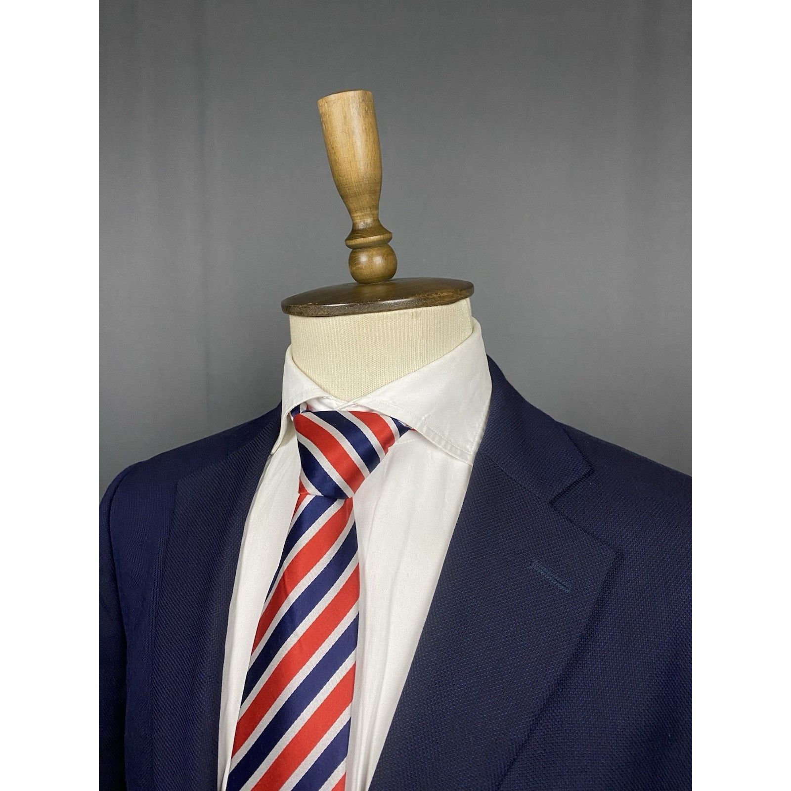 Hardy Amies Hardy Amies Men's Summer Wool Blazer Sportcoat Jacket Size Size 54R - 5 Thumbnail