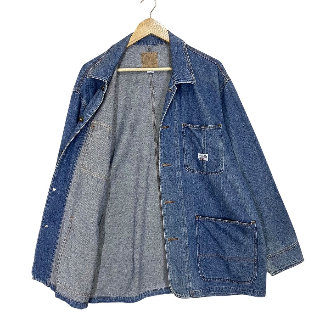 Japanese Brand × Vintage Vintage Pract Studio Denim Chore Jacket Size US L / EU 52-54 / 3 - 11 Thumbnail