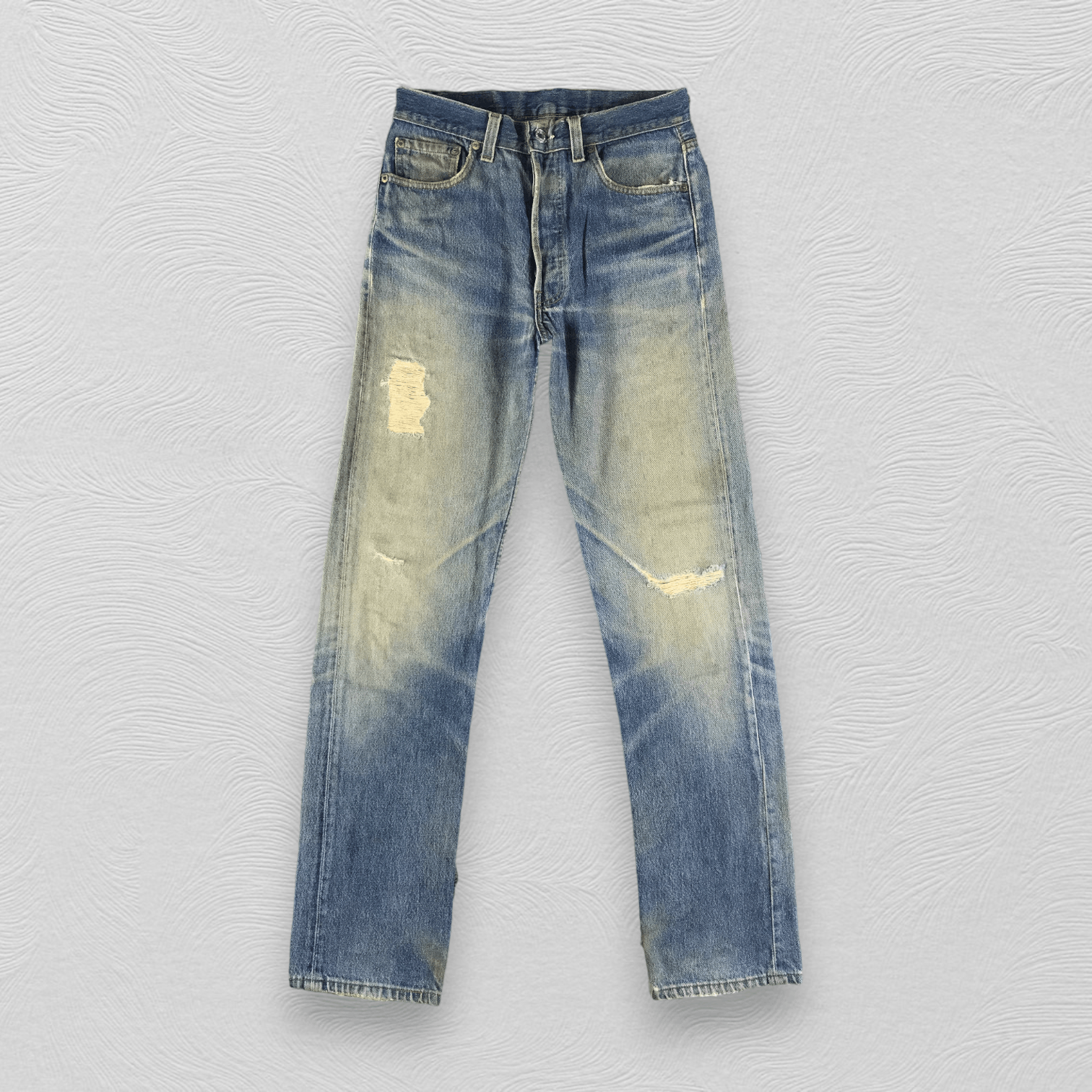 Levi's Vintage Levis 501 Jeans Rusty Ripped Denim KJ2452 Size US 28 / EU 44 - 1 Thumbnail