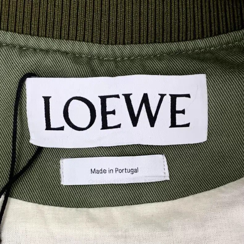 Loewe Loewe Green cotton stand collar zip long-sleeve jacket Size XS / US 0-2 / IT 36-38 - 6 Thumbnail
