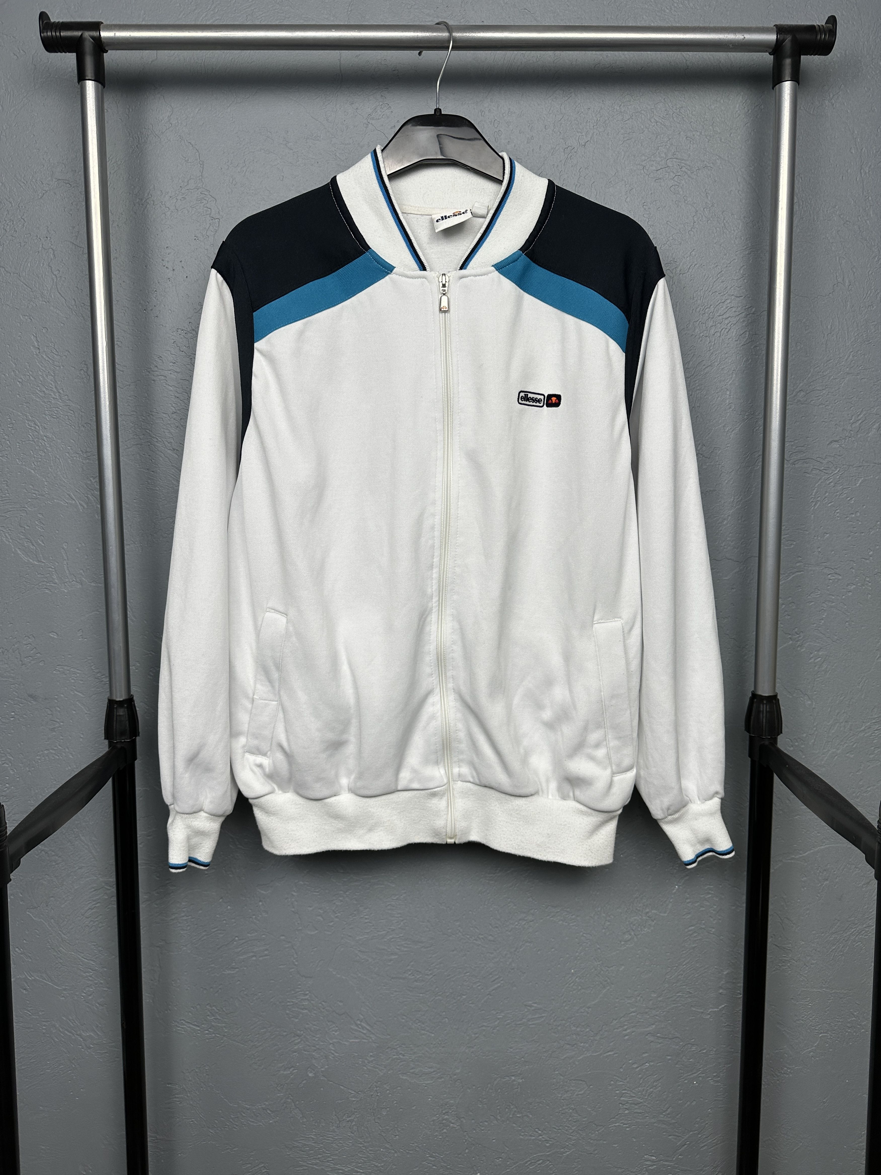 Ellesse Ellesse Vintage Mens Track Top Bomber Jacket Size US L / EU 52-54 / 3 - 1 Thumbnail