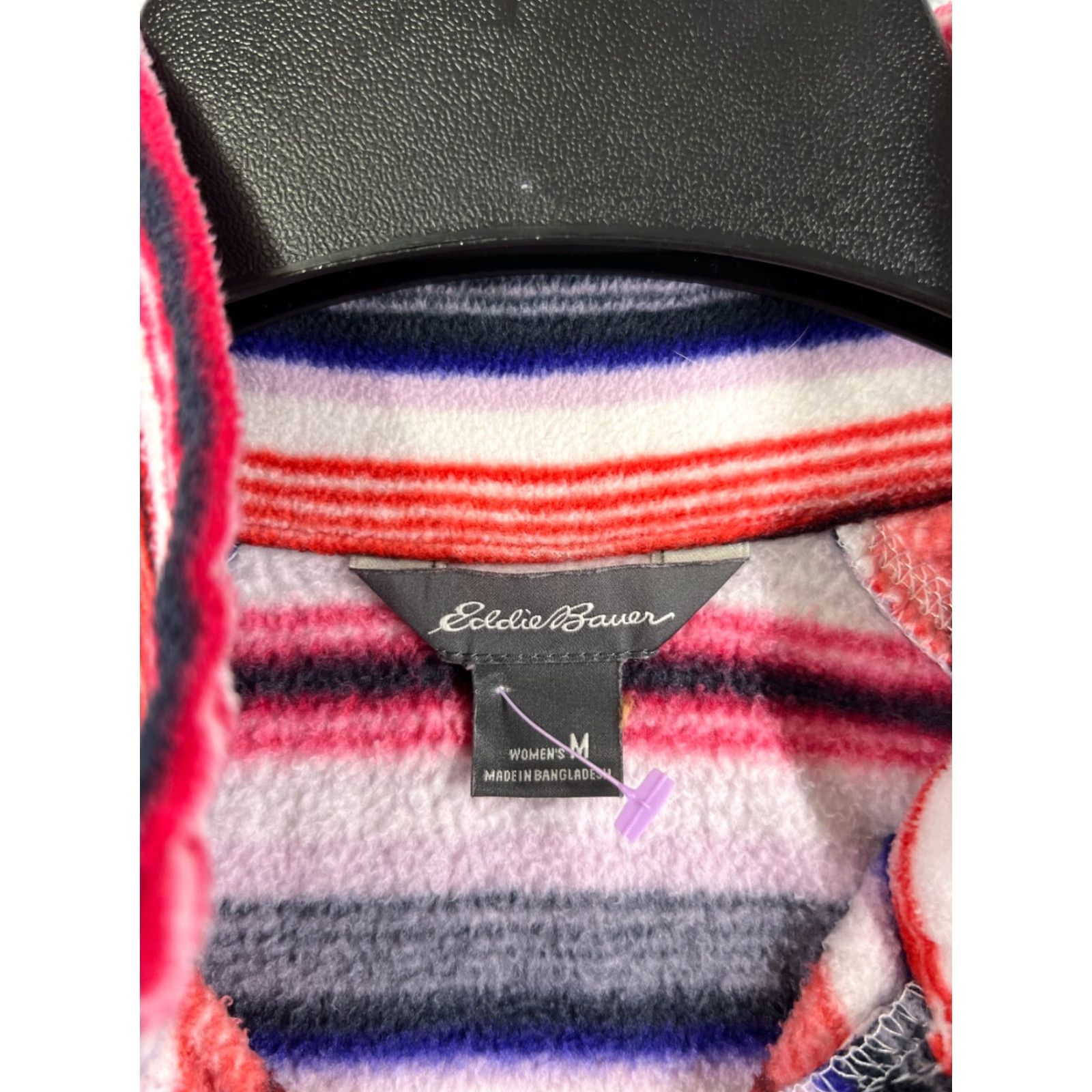 Eddie Bauer Eddie Bauer Womens Jacket M Red 1/4 Zip Fleece Polyester Mock Neck Casual Outdoor American Theme Mens Womens Size M / US 6-8 / IT 42-44 - 3 Thumbnail