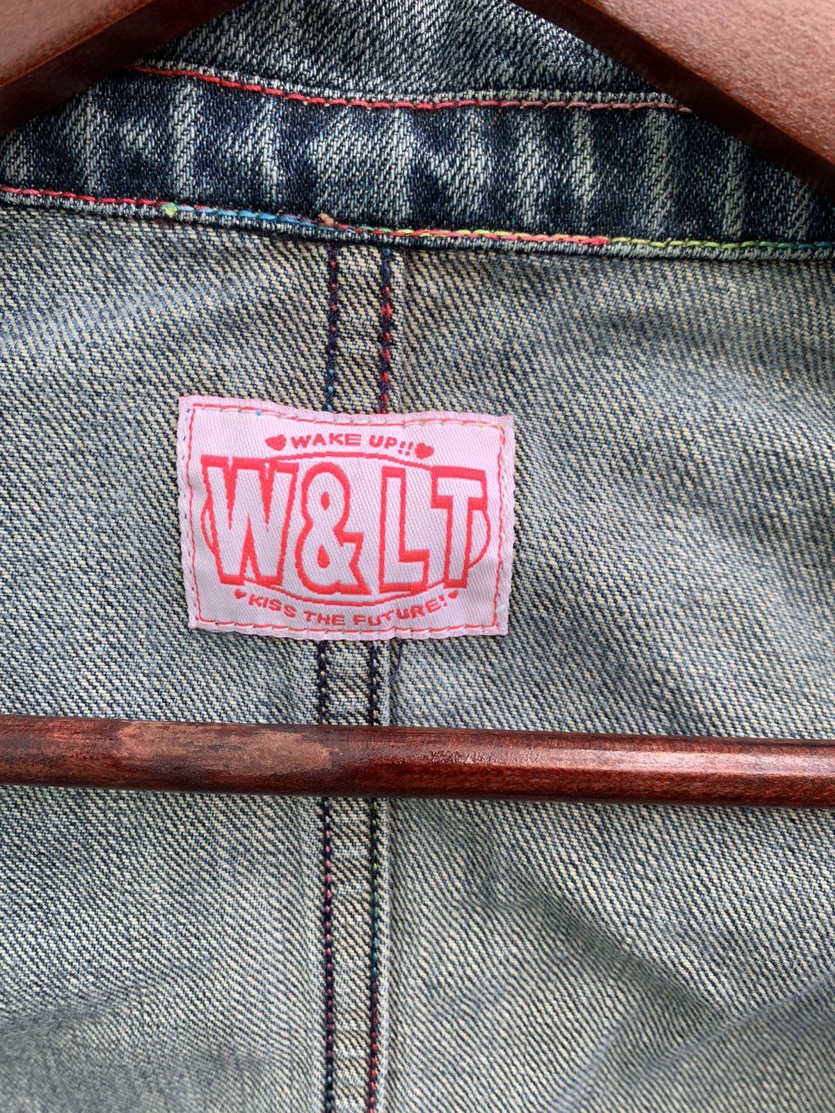 W&LT Cropped Denim Blazer Size S / US 4 / IT 40 - 10 Thumbnail