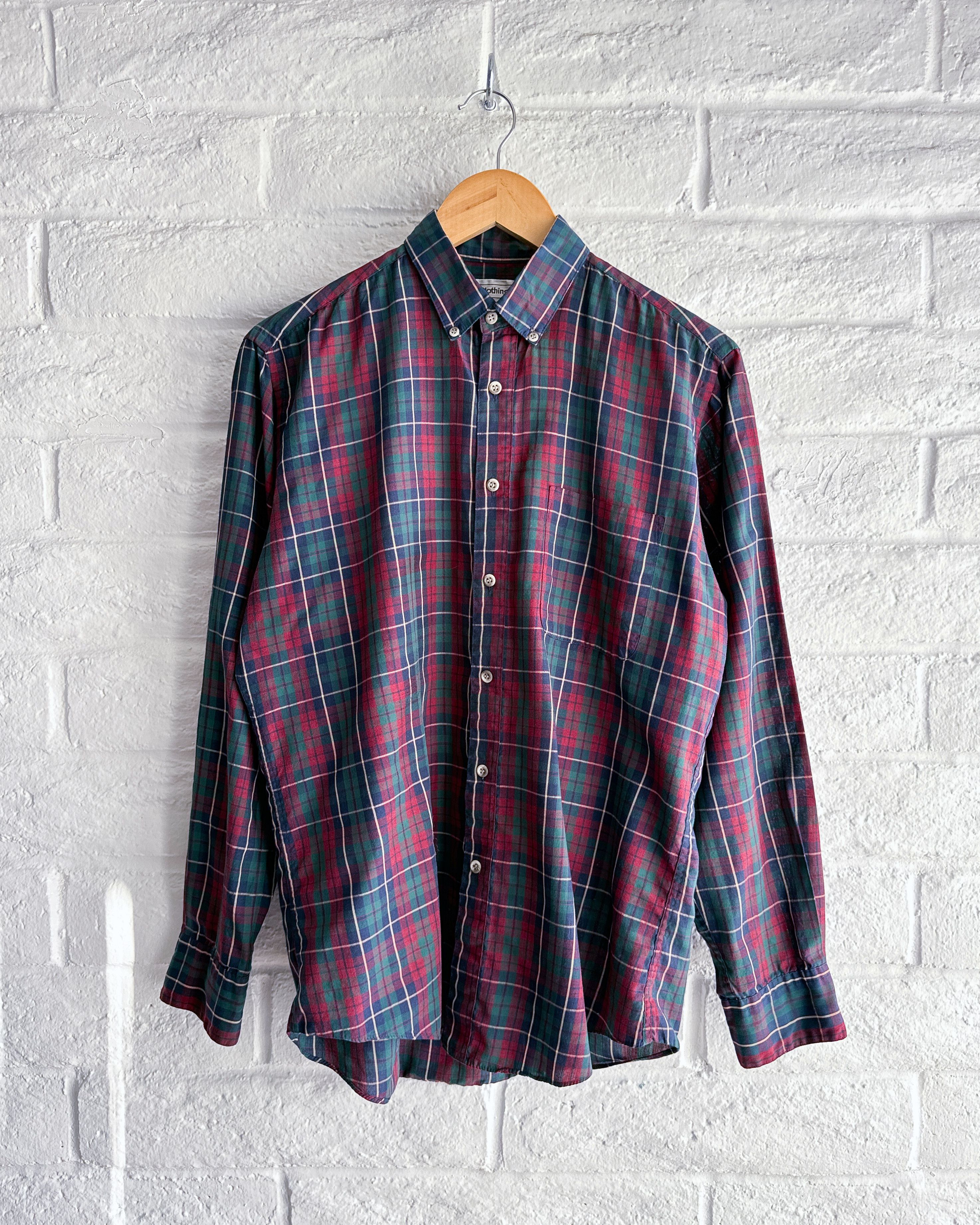 Gap Vintage 90s Gap Plaid Long Sleeve Button Down Shirt Men's M Size US M / EU 48-50 / 2 - 1 Thumbnail