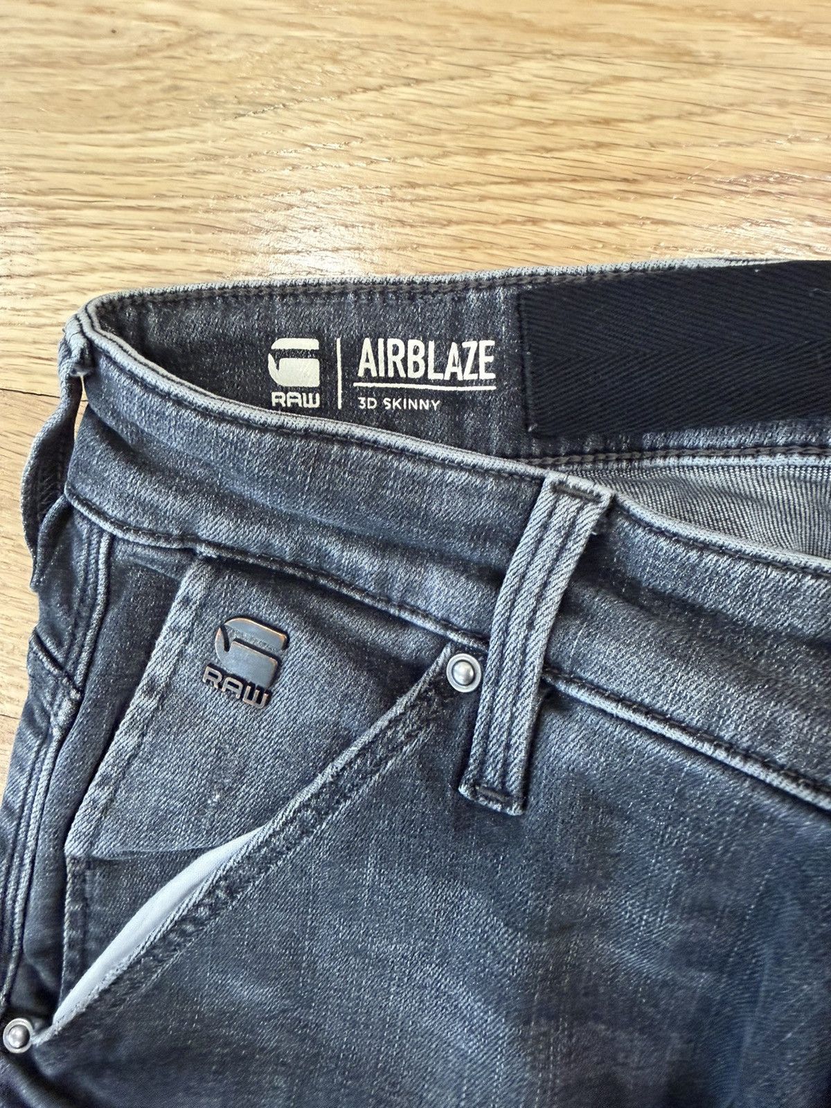 G-Star G-Star Airblaze Skinny Denim Washed Jeans Size US 30 / EU 46 - 3 Thumbnail