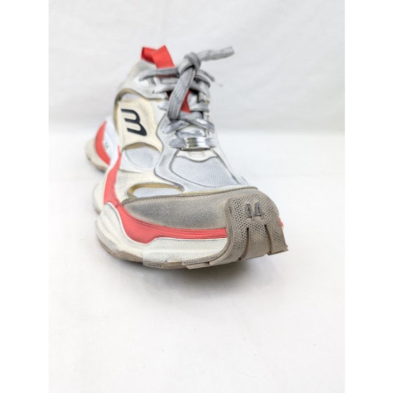 Balenciaga o1rshd1 Cargo Suede Low-Top Sneakers in Beige/Grey/Red Size US 11 / EU 44 - 5 Thumbnail