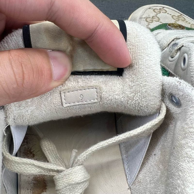 Gucci Gucci Screener Low-Top Leather Sneakers for Men - Size US 9.5 / EU 42-43 - 5 Thumbnail