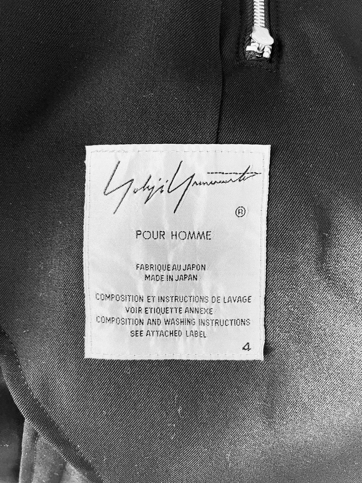 Yohji Yamamoto Yohji Yamamoto Pour Homme - W/Gabardine Fireworks Zip JKT Size US XL / EU 56 / 4 - 7 Thumbnail