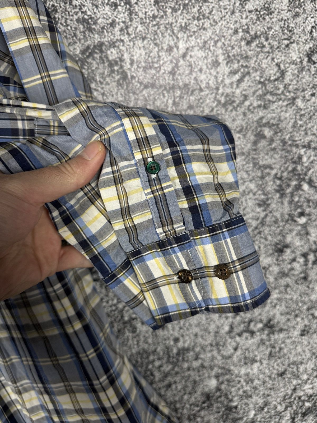 Lacoste Men’s Lacoste Long Sleeve Plaid Shirt Button Up Size 41 Size US M / EU 48-50 / 2 - 9 Thumbnail