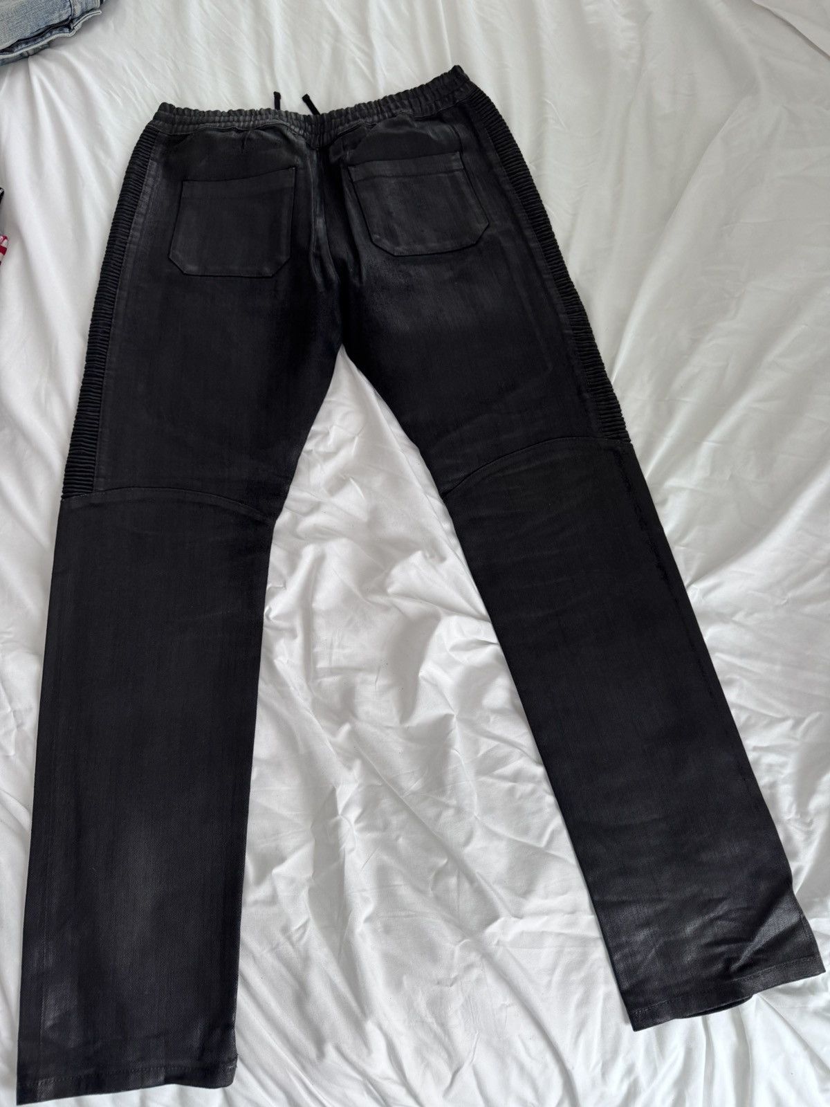 Balmain Balmain Biker waxed jeans Size US 34 / EU 50 - 3 Thumbnail