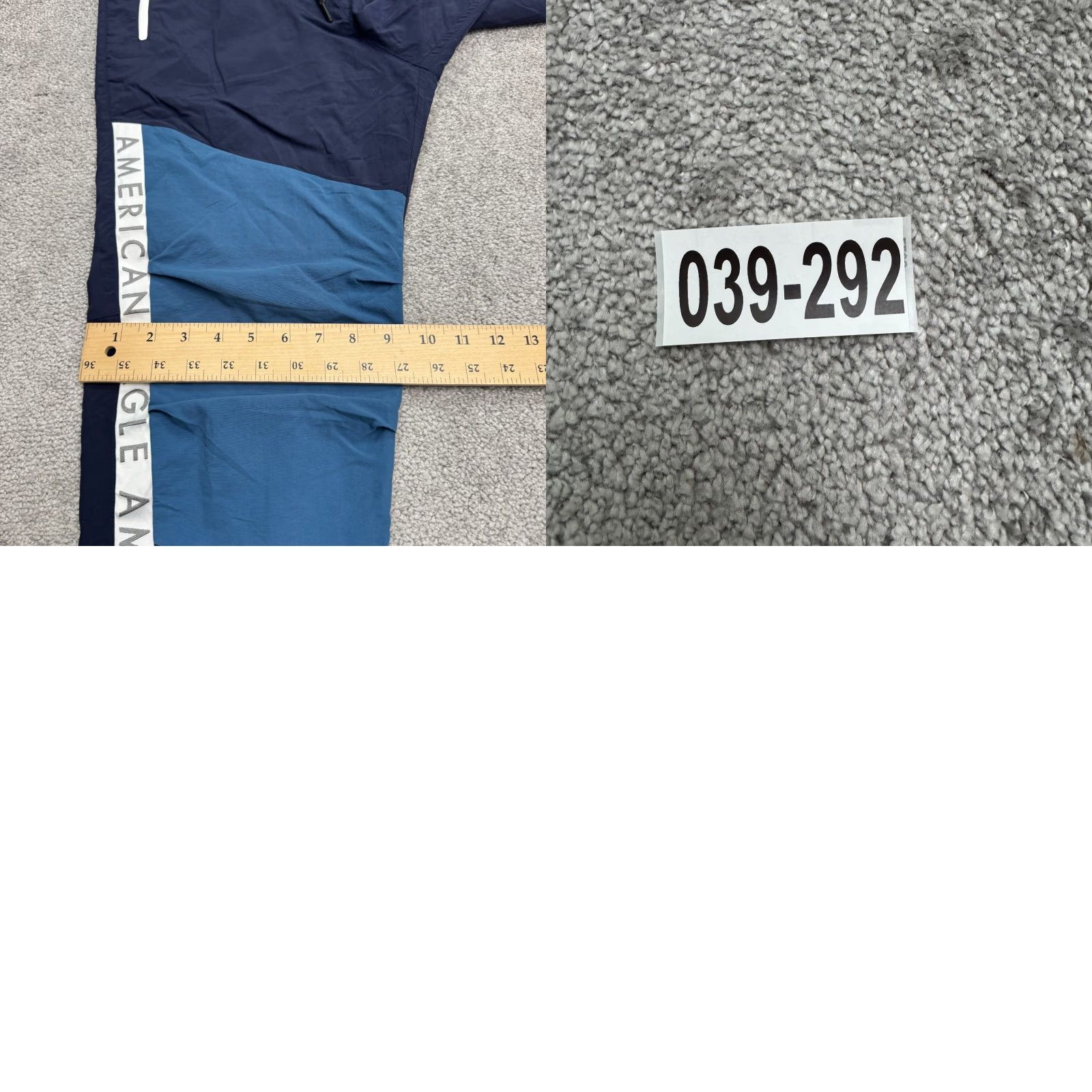 American Eagle Outfitters American Eagle Outfitters Nylon Jogger Pants Mens S Navy Blue Logo Size US 29 - 11 Thumbnail