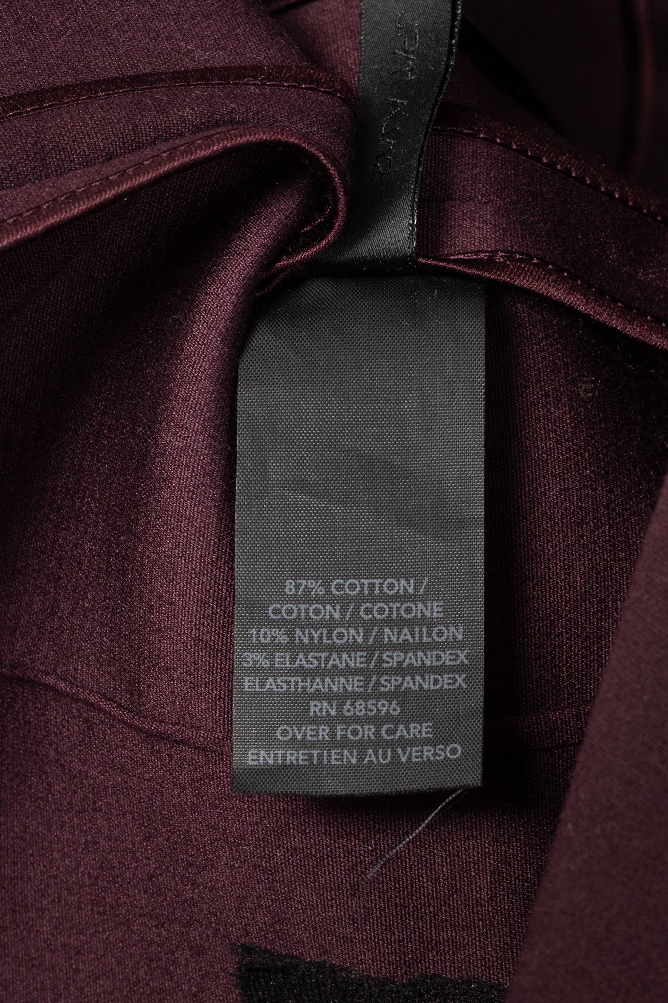 Donna Karan Donna Karan New York Burgundy Cotton-Ponte Blazer Size M / US 6-8 / IT 42-44 - 8 Thumbnail