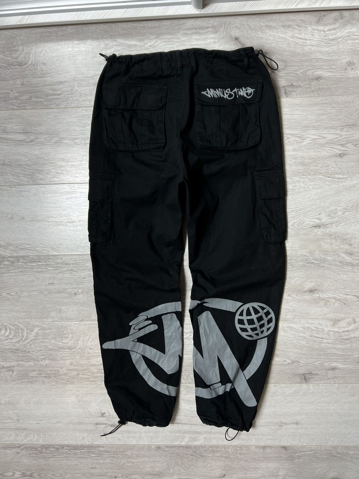 Other Rare Minus Two Cargo Parachute Pants Big Logo Size S Size US 31 - 10 Thumbnail