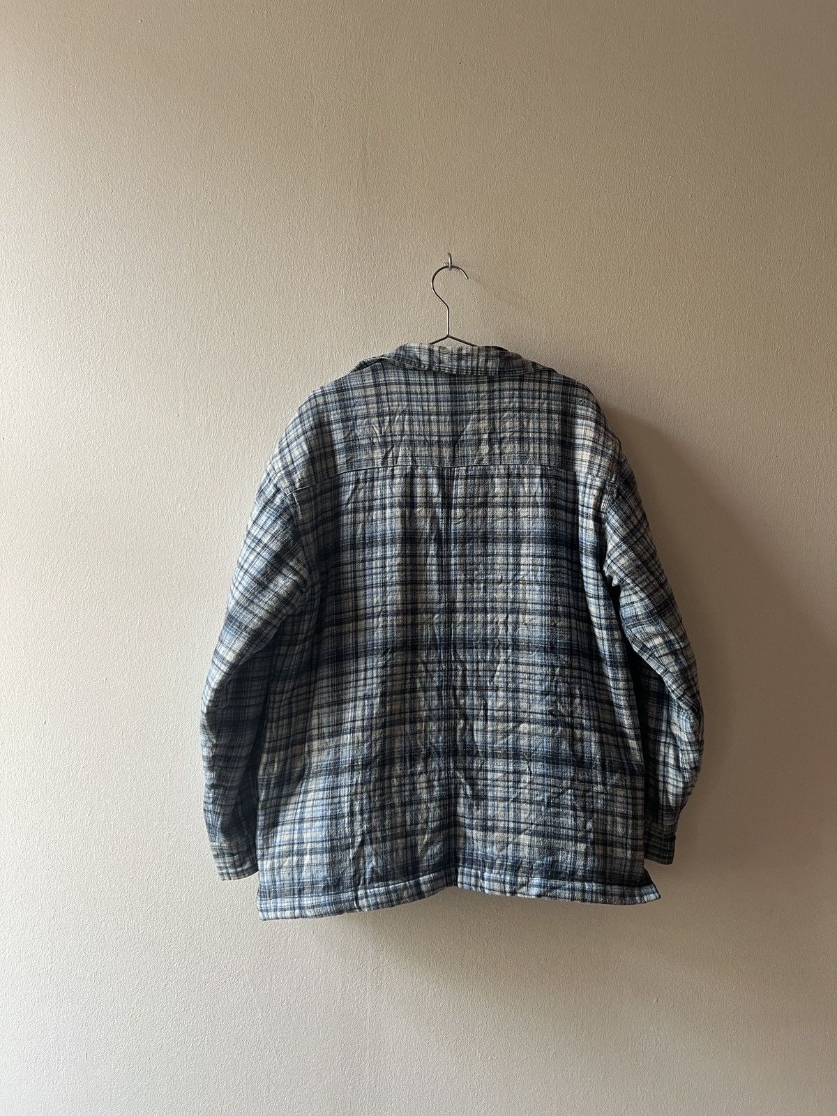 Vintage Dickies Overshirt Winter Jacket 90s Skating Striped