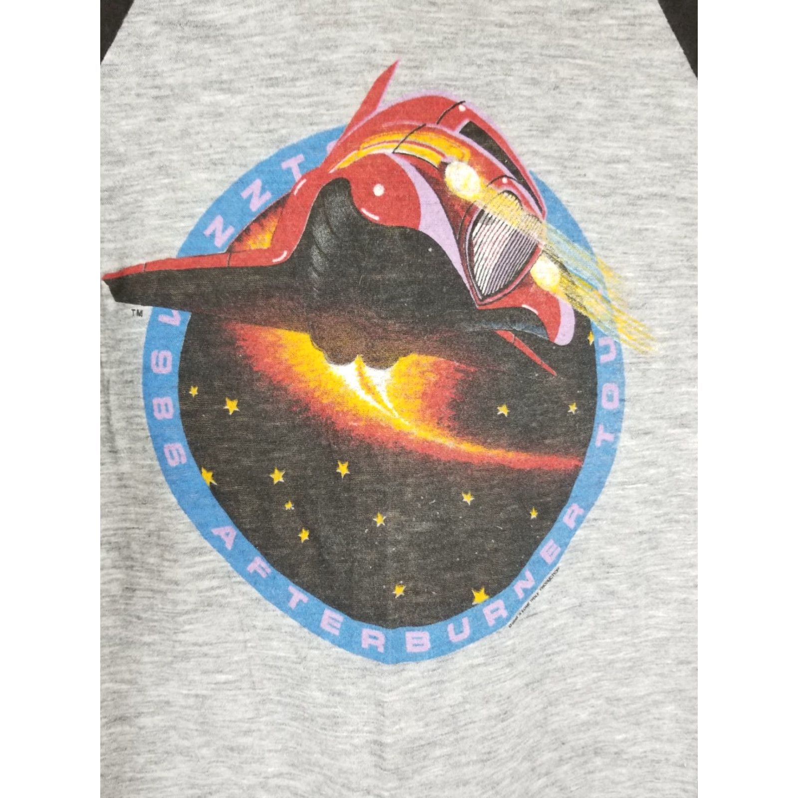 Vintage VINTAGE ZZ TOP AFTERBURNER TOUR T-SHIRT SZ LARGE MENS Rock Band TOUR Gray Short Sleeve Crew Neck 86' 1980s USA Retro Concert Tee Size US L / EU 52-54 / 3 - 2 Thumbnail