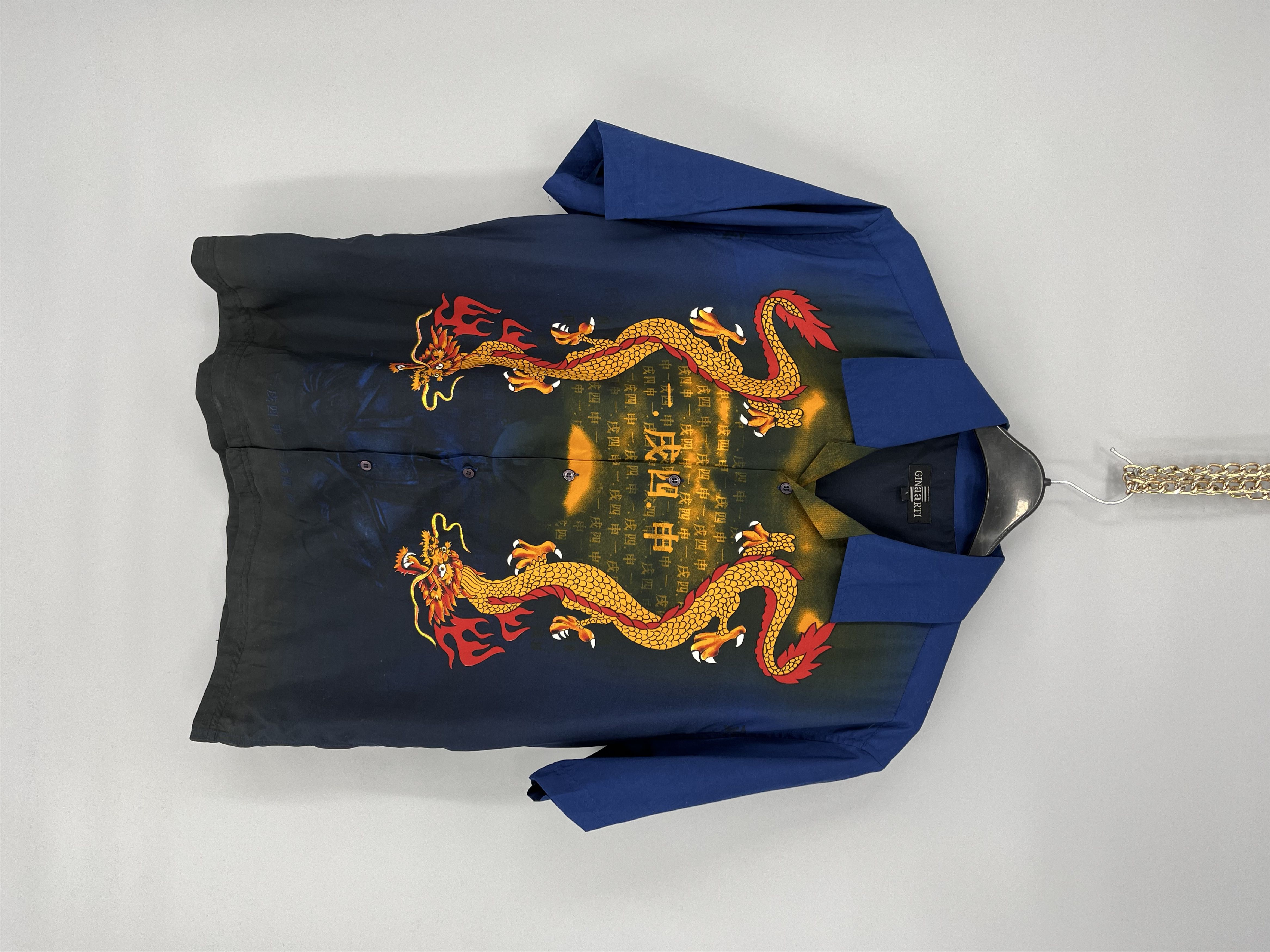 Vintage Y2K vintage Hawaiian Shirt Big logo Dragon Size US XL / EU 56 / 4 - 1 Thumbnail