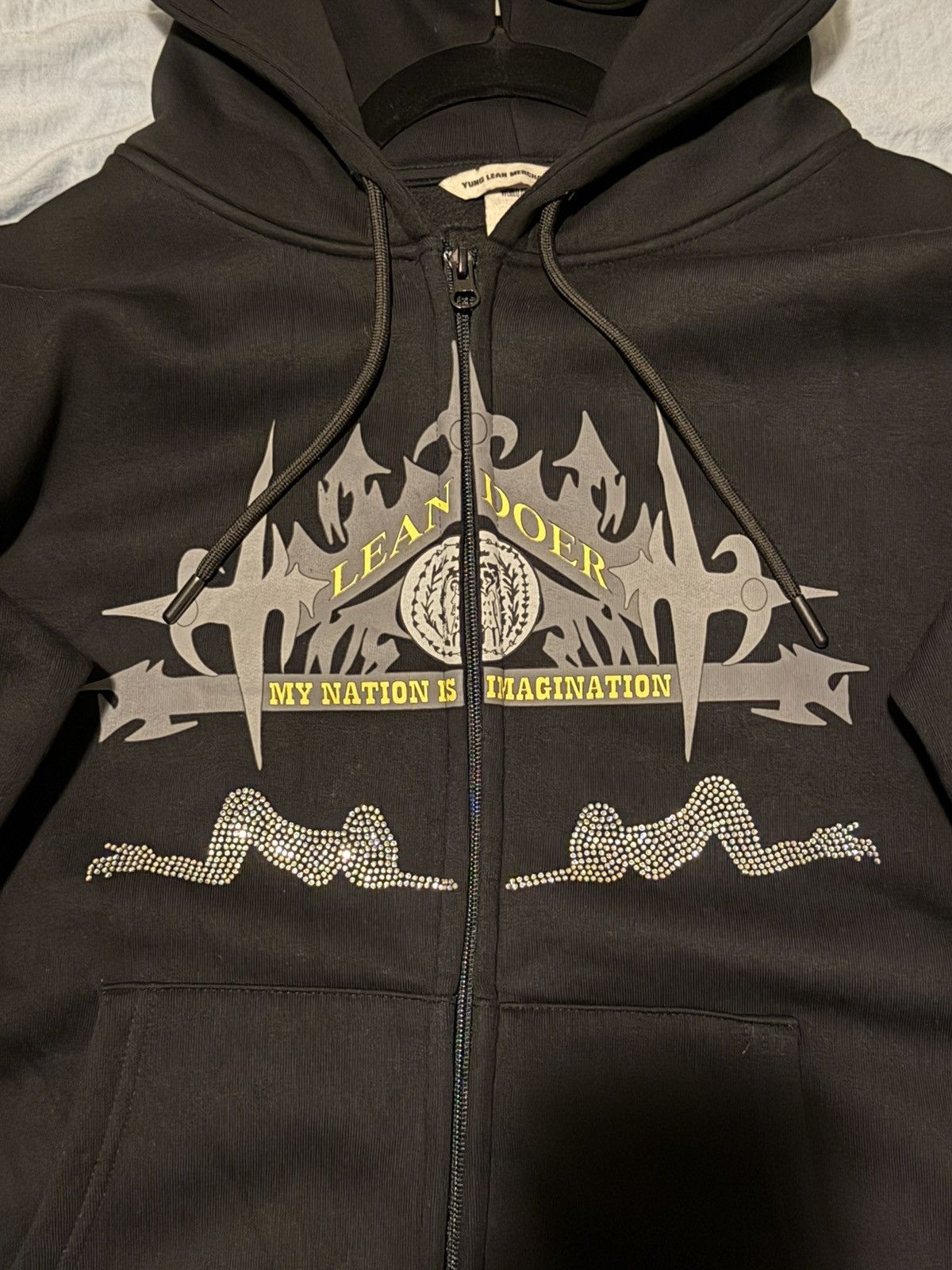 Drain Gang × Sad Boys Yung Lean My Nation Is Imagination Hoodie Size US L / EU 52-54 / 3 - 2 Thumbnail