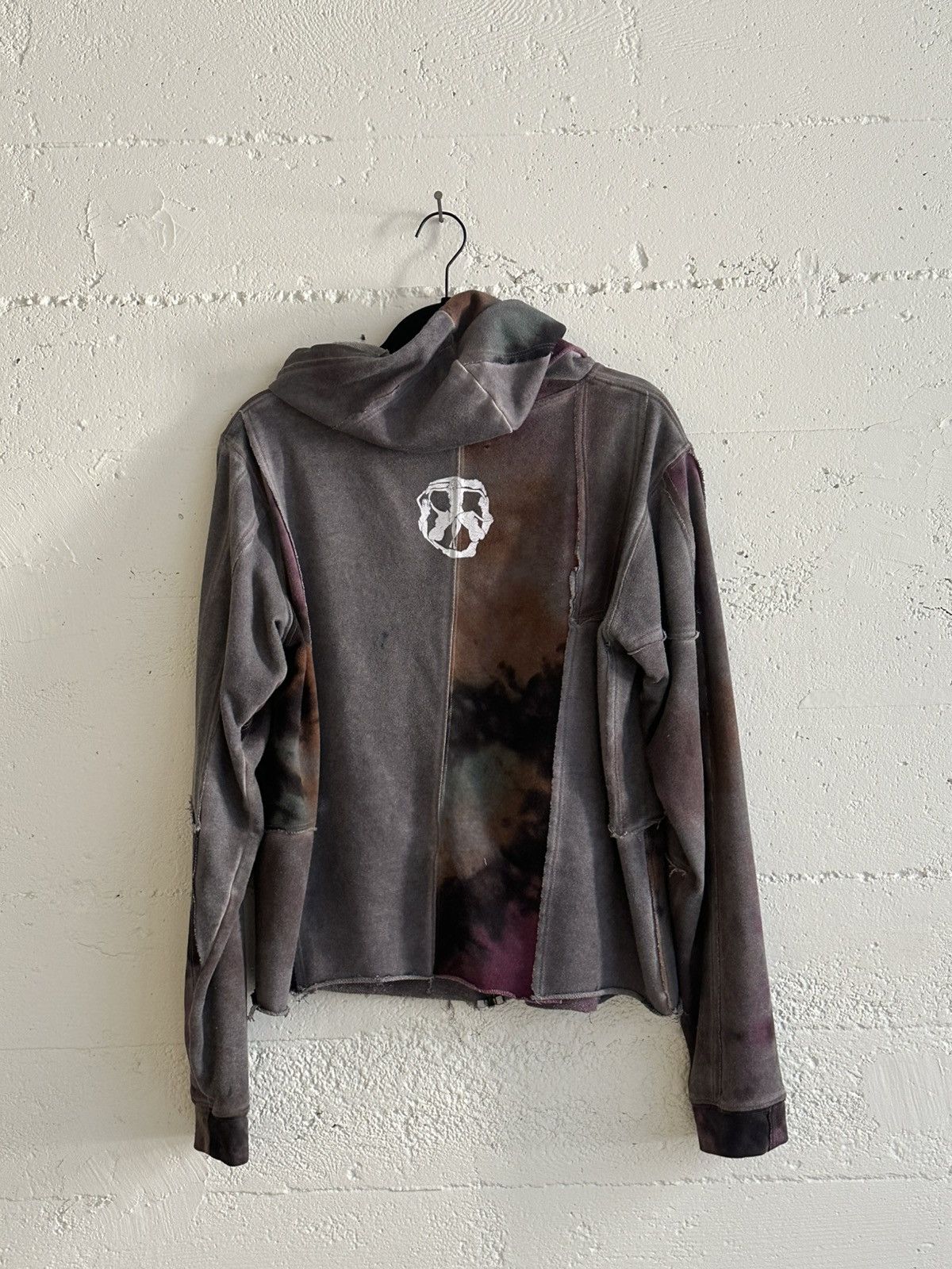ALEXANDER DIGENOVA ANT/ANTI Scrap zipup in cold oil (patchwork hoodie) Size US M / EU 48-50 / 2 - 4 Thumbnail