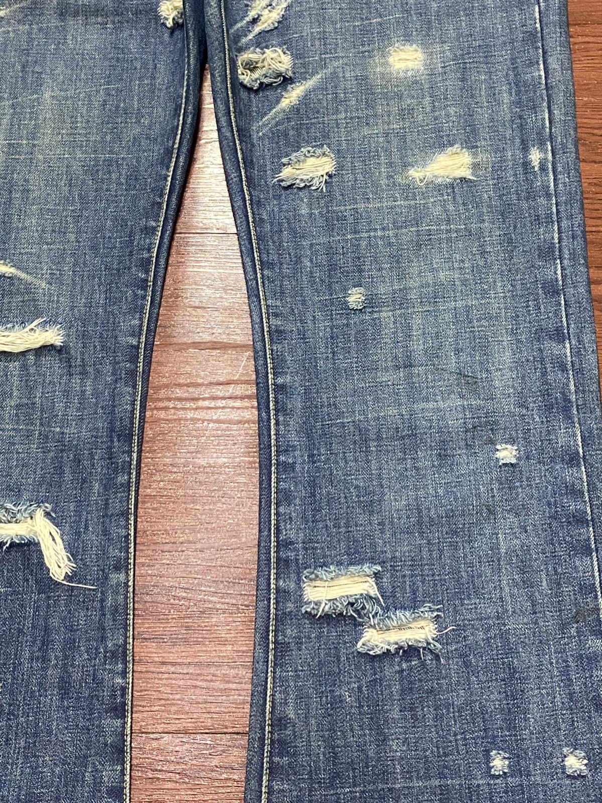 Earl Jeans Earl Jean Western Rare Distressed Seditionary Flare jeans Size US 32 / EU 48 - 8 Thumbnail