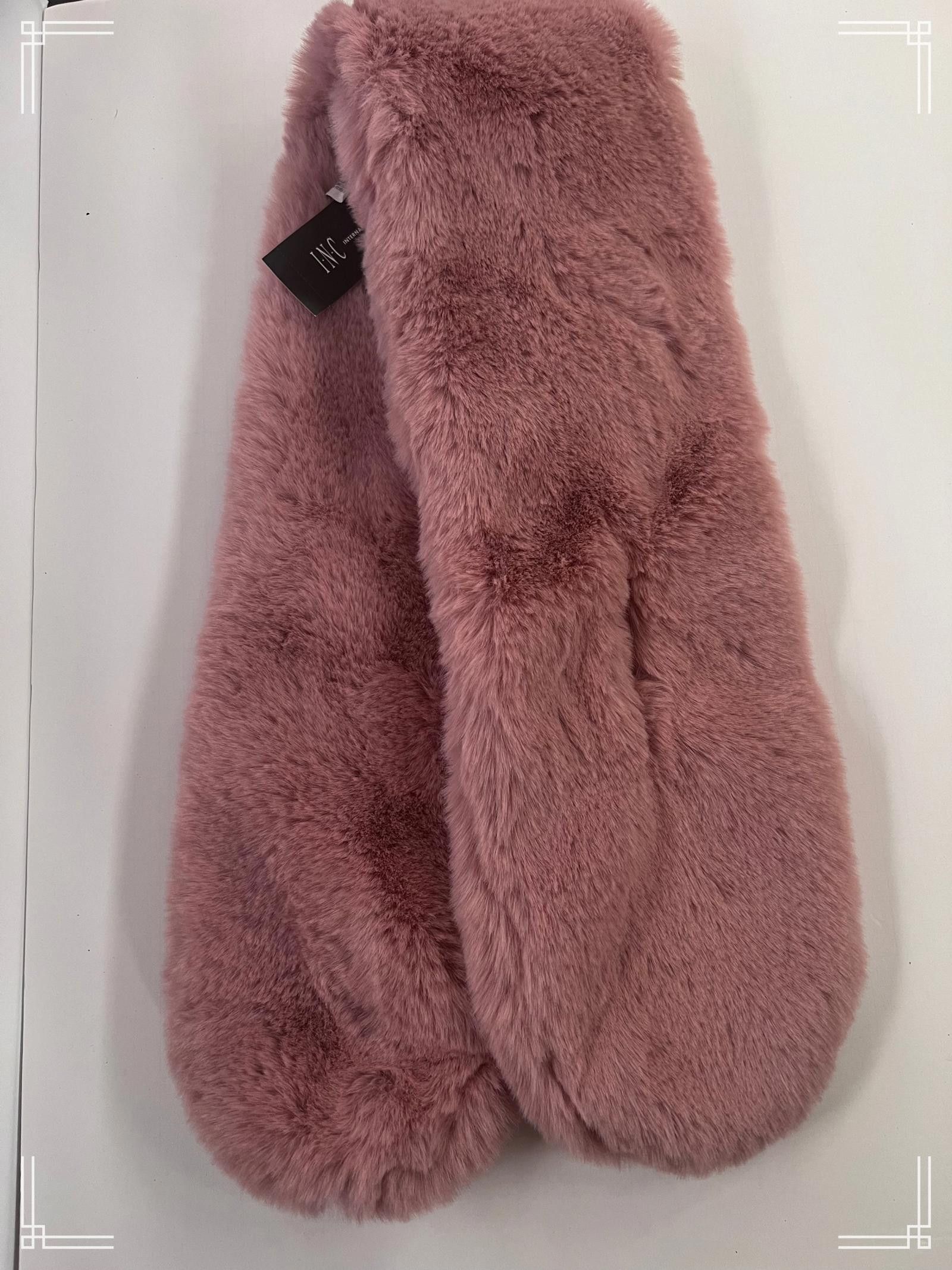 Designer INC International Concepts Faux Fur Scarf, Blush Pink Size ONE SIZE - 1 Thumbnail