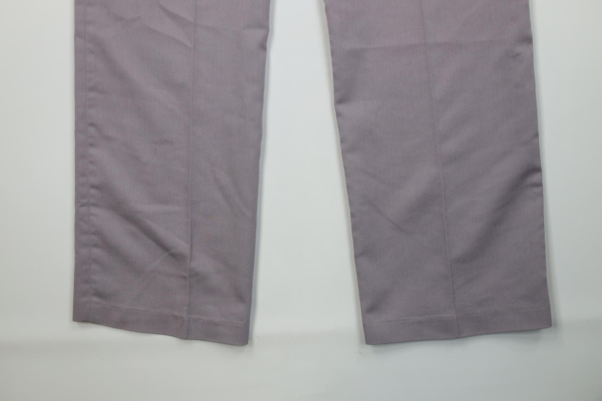 Levi's Vintage 70s 80s Levis Flared Wide Leg Chino Pants Purple USA Size US 38 / EU 54 - 13 Thumbnail