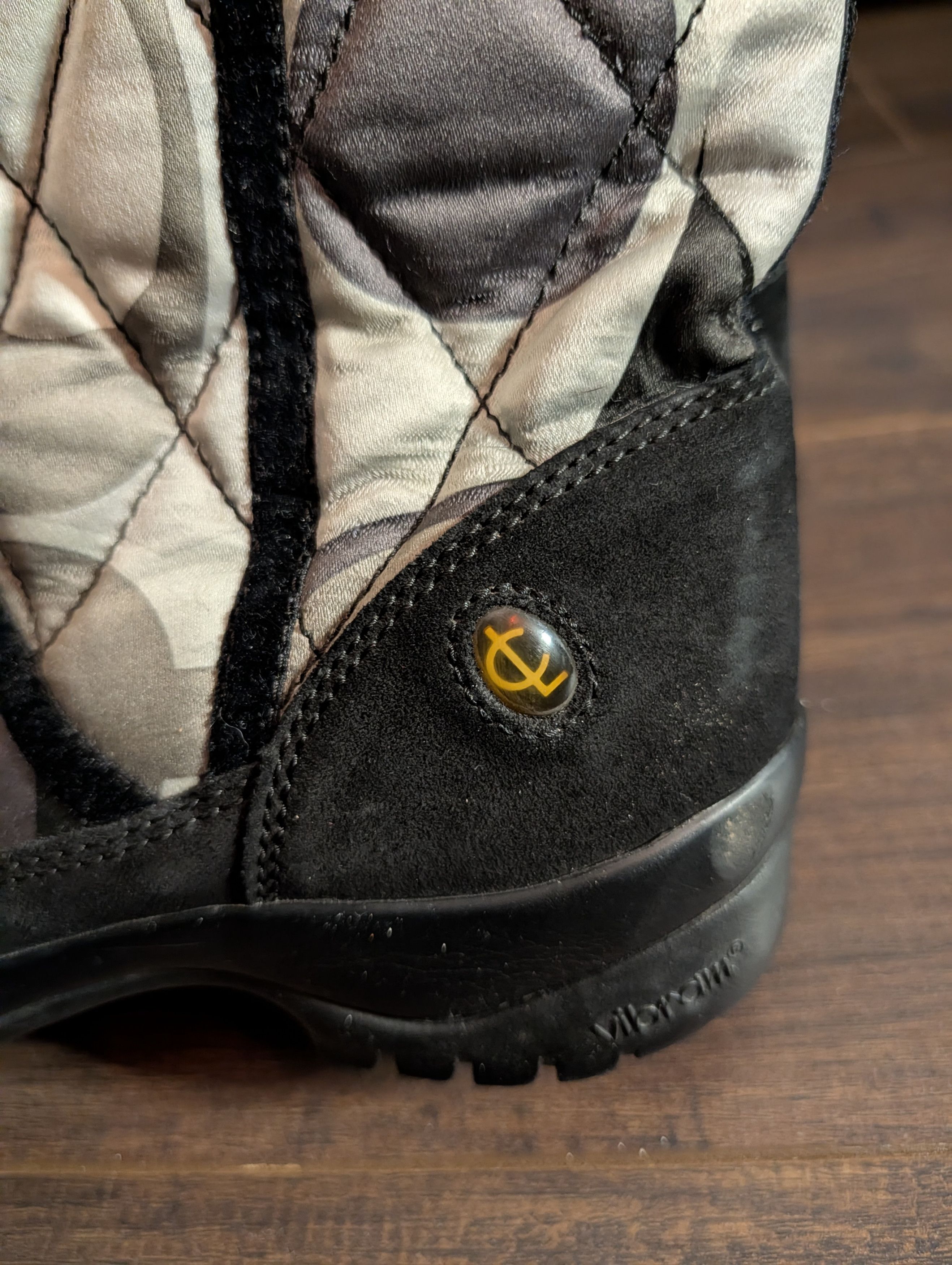 Coach Pasha RARE Fur Trim Logo Print Vibram Sole Boots Size US 8 / IT 38 - 4 Thumbnail