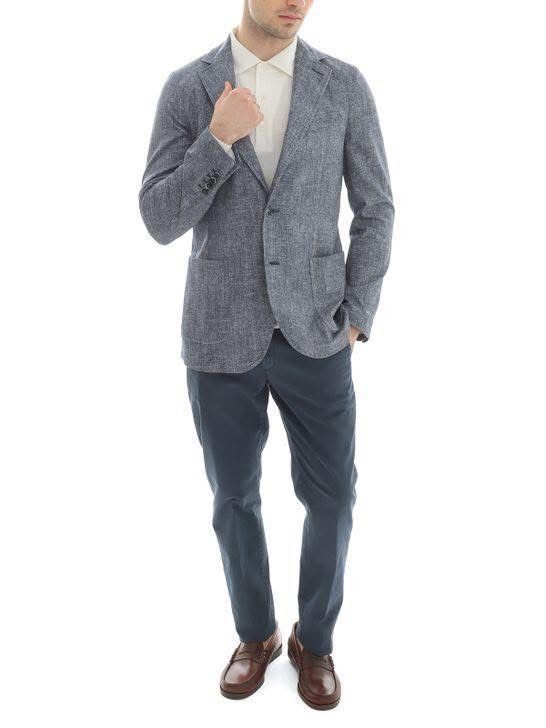 GU Gu rayon hemp blazer coat Size US L / EU 52-54 / 3 - 1 Thumbnail