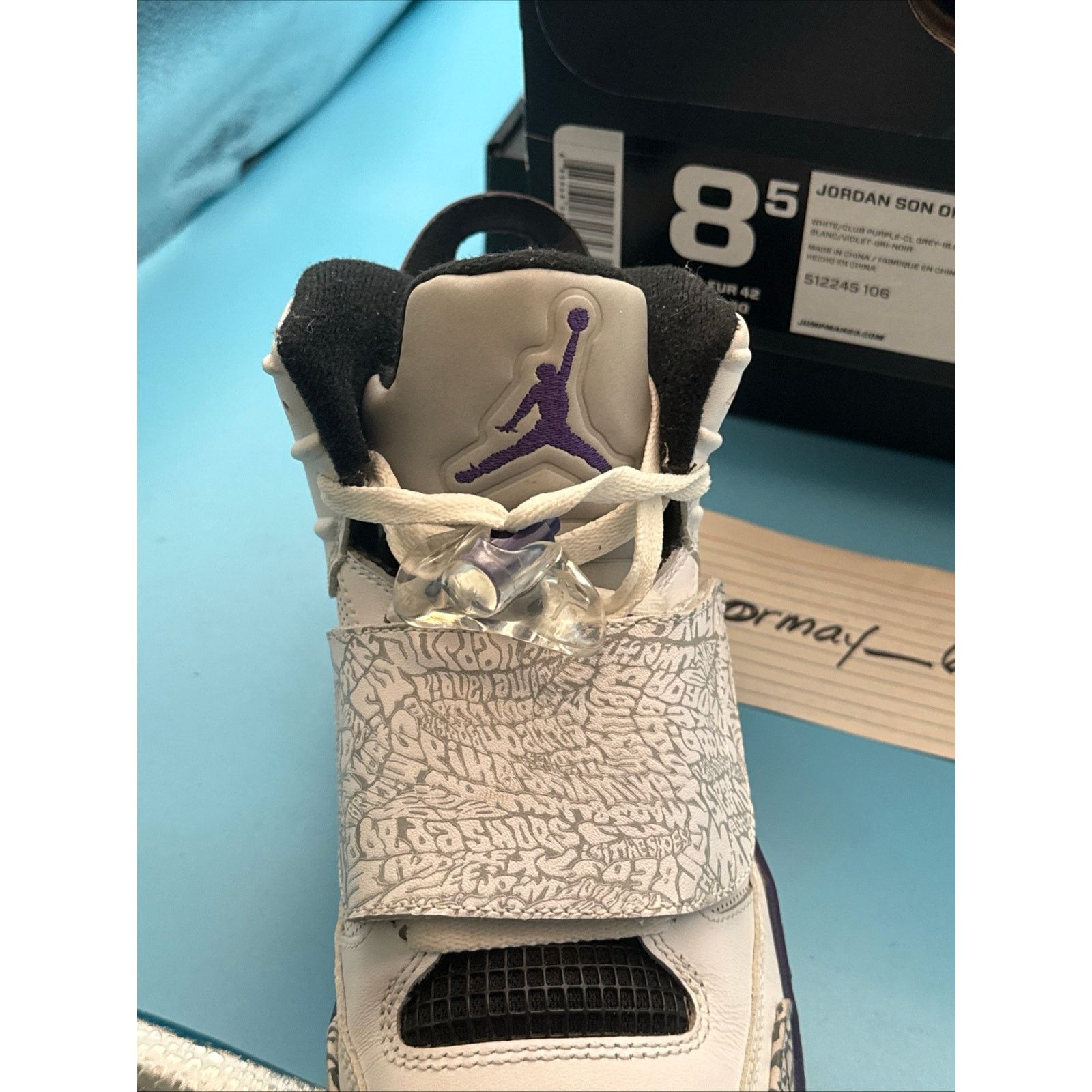 Jordan Brand Jordan Son of Mars 2011 Club Purple m8.5 w10 Size US 8.5 / EU 41-42 - 10 Thumbnail