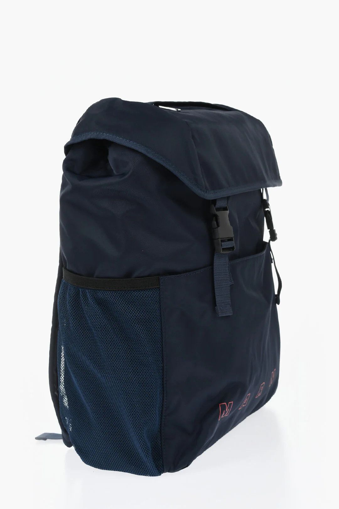 Marni og1mm0326 Size: OS / Solid-Color Nylon Backpack in Blue Size ONE SIZE - 2 Thumbnail