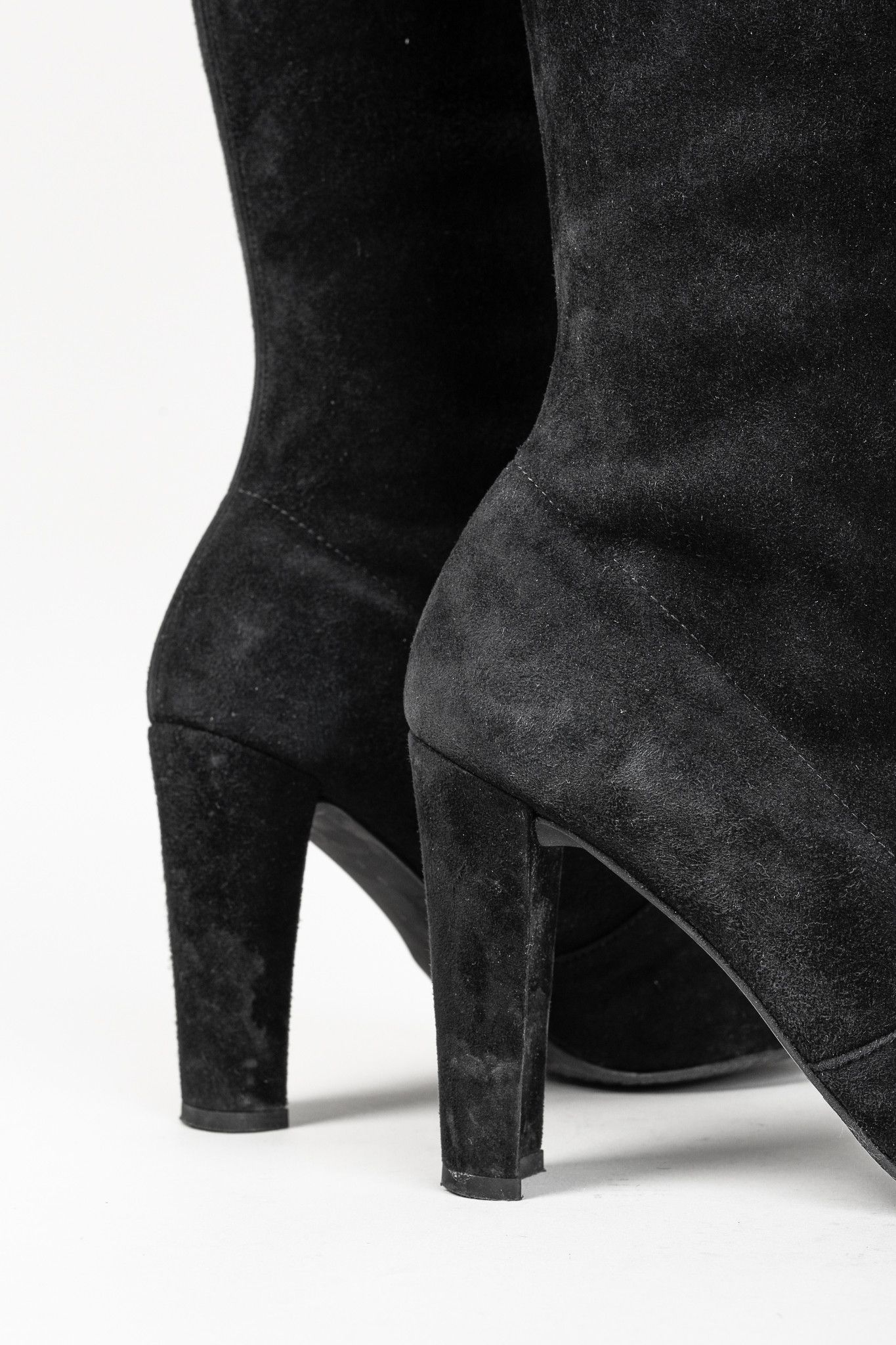 Stuart Weitzman Stuart Weitzman Highland SuedeThe-Knee Tie-Back Boots Size US 6 / IT 36 - 5 Thumbnail