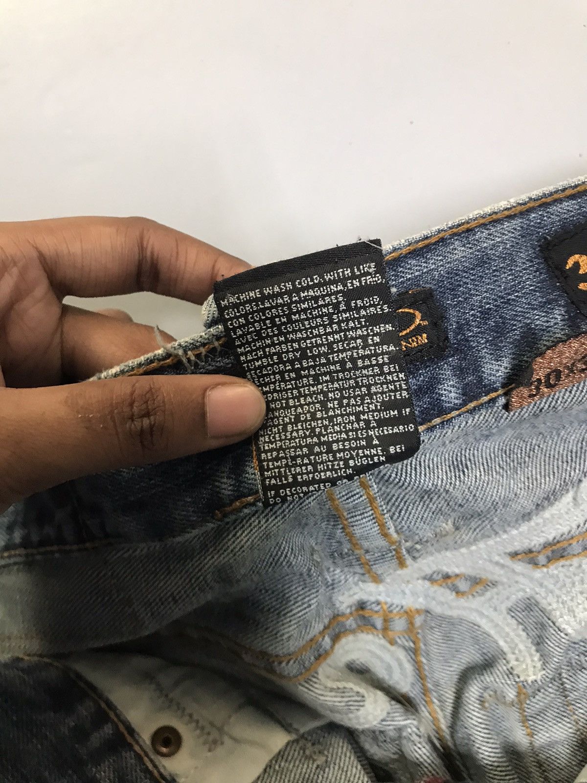 Ed Hardy Vintage Ed hardy embroidered denim Size US 32 / EU 48 - 9 Thumbnail