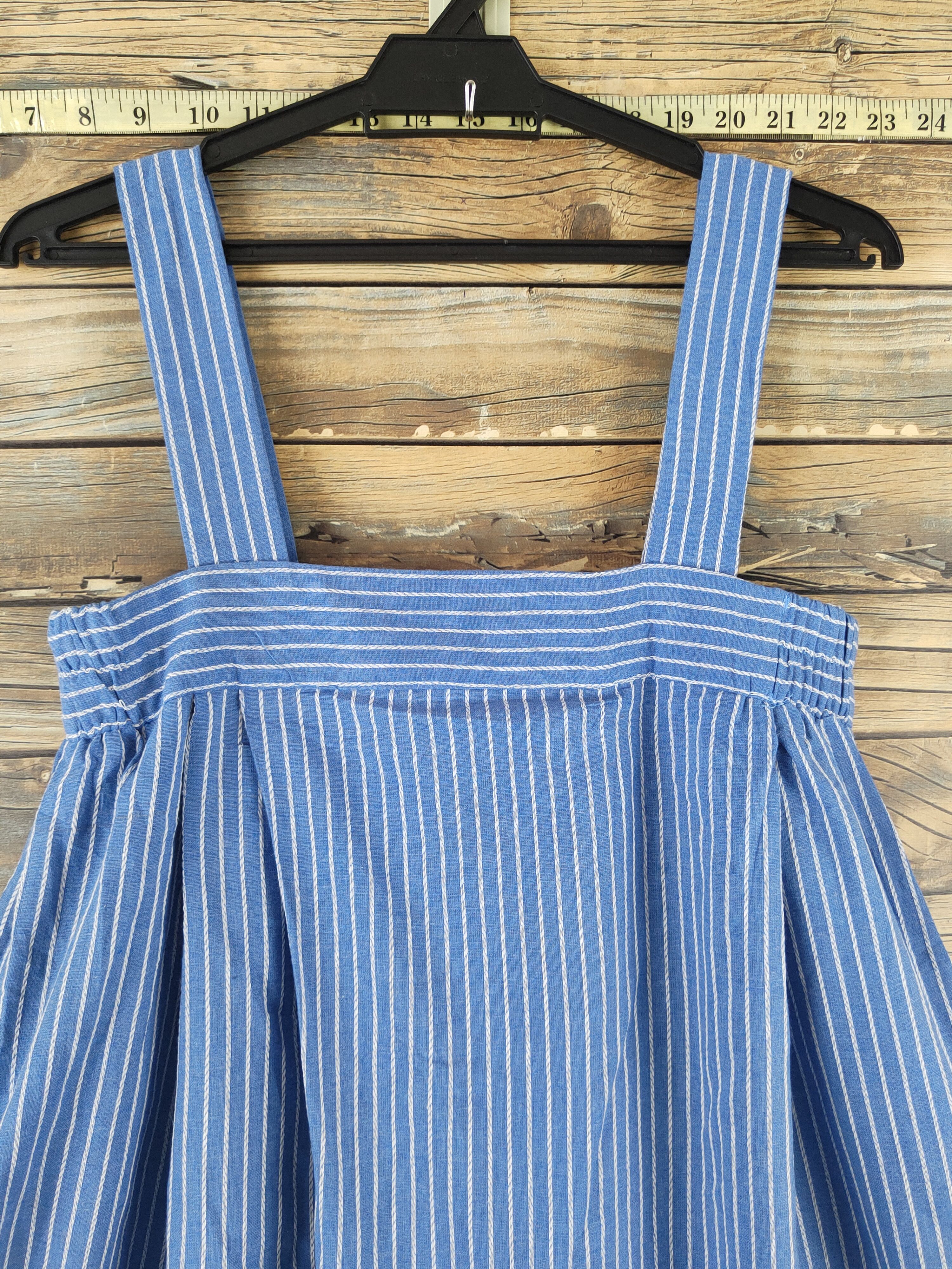 Japanese Brand × Vintage Avant Garde Fashion by F&T Blue Jumpsuits Size 42" / US 20 - 2 Thumbnail