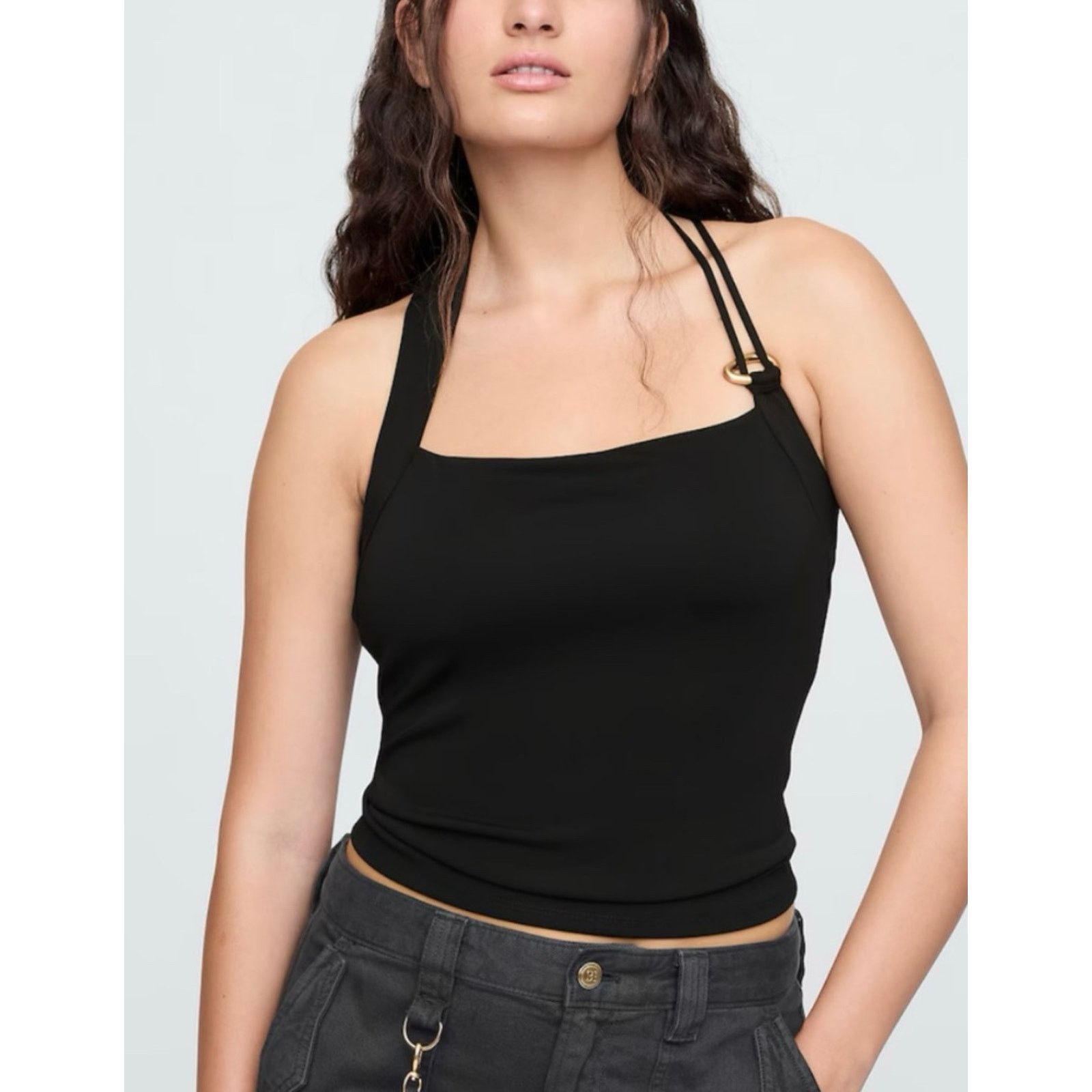 Cult Gaia Cult Gaia x Gap - Gold Chain Tank / L / Black /NWT Size L / US 10 / IT 46 - 1 Thumbnail